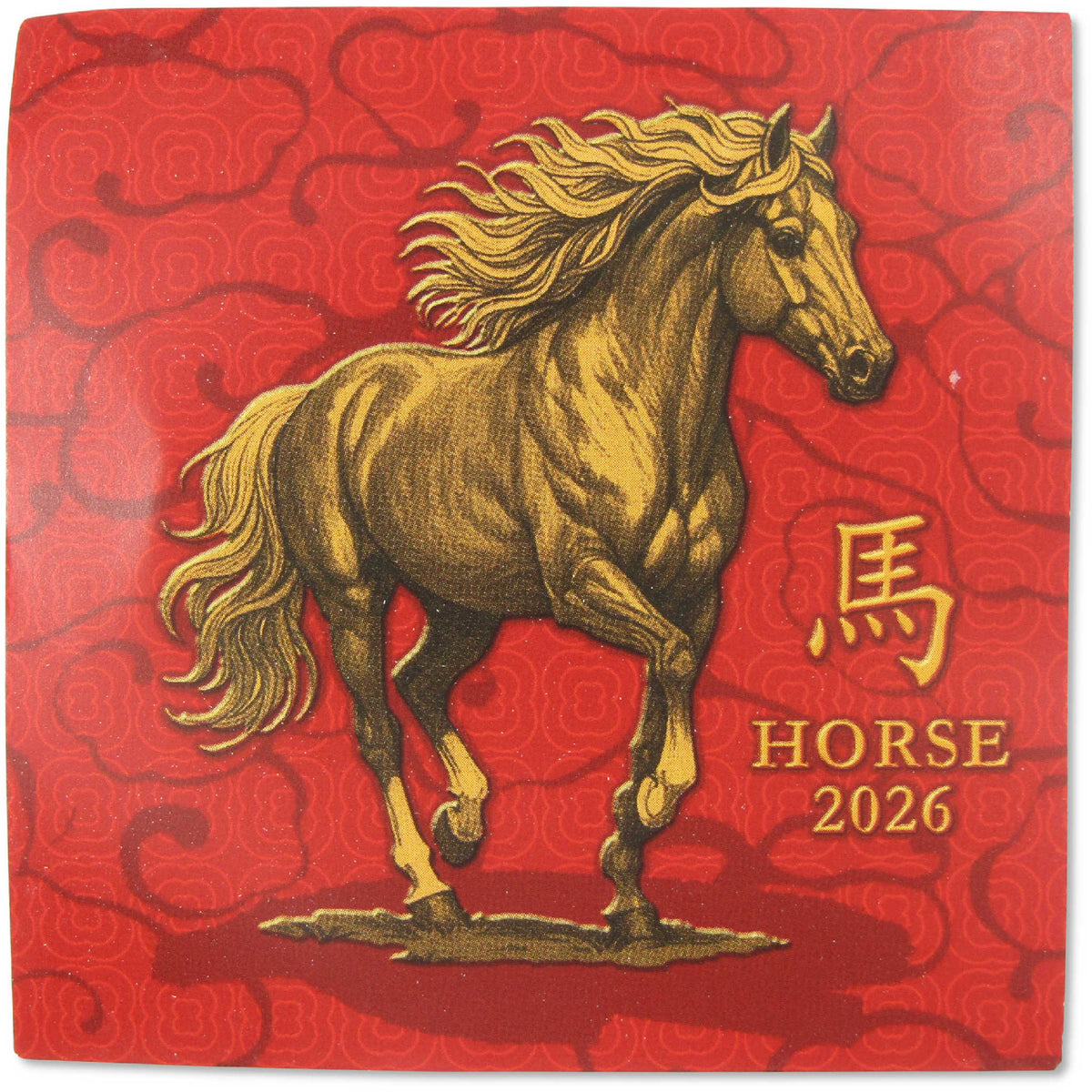 2026 Liberia $1 5 oz Copper Year of the Horse Brilliant Uncirculated