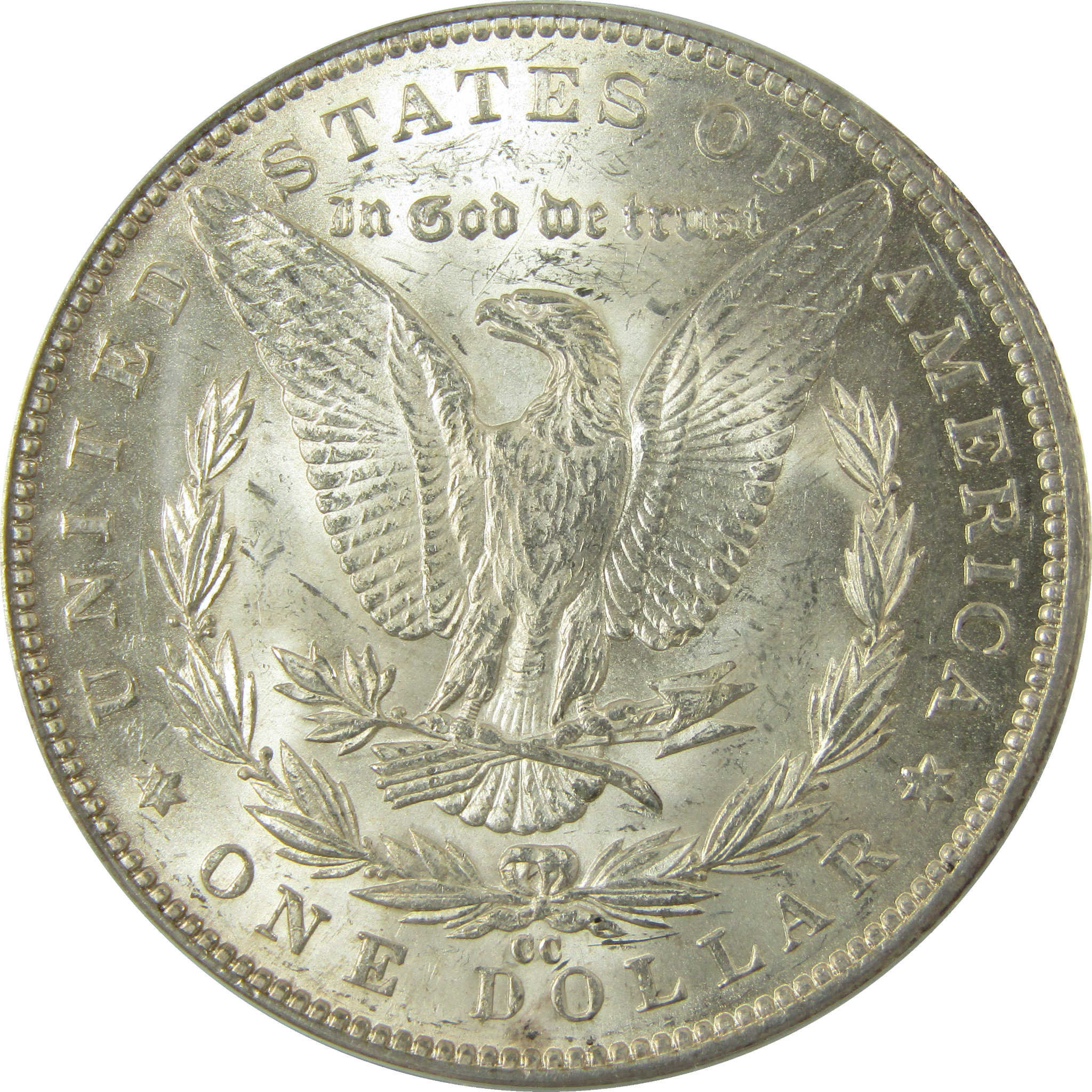 1891 CC Morgan Silver Dollar MS 61 ANACS Uncirculated SKU:I28461