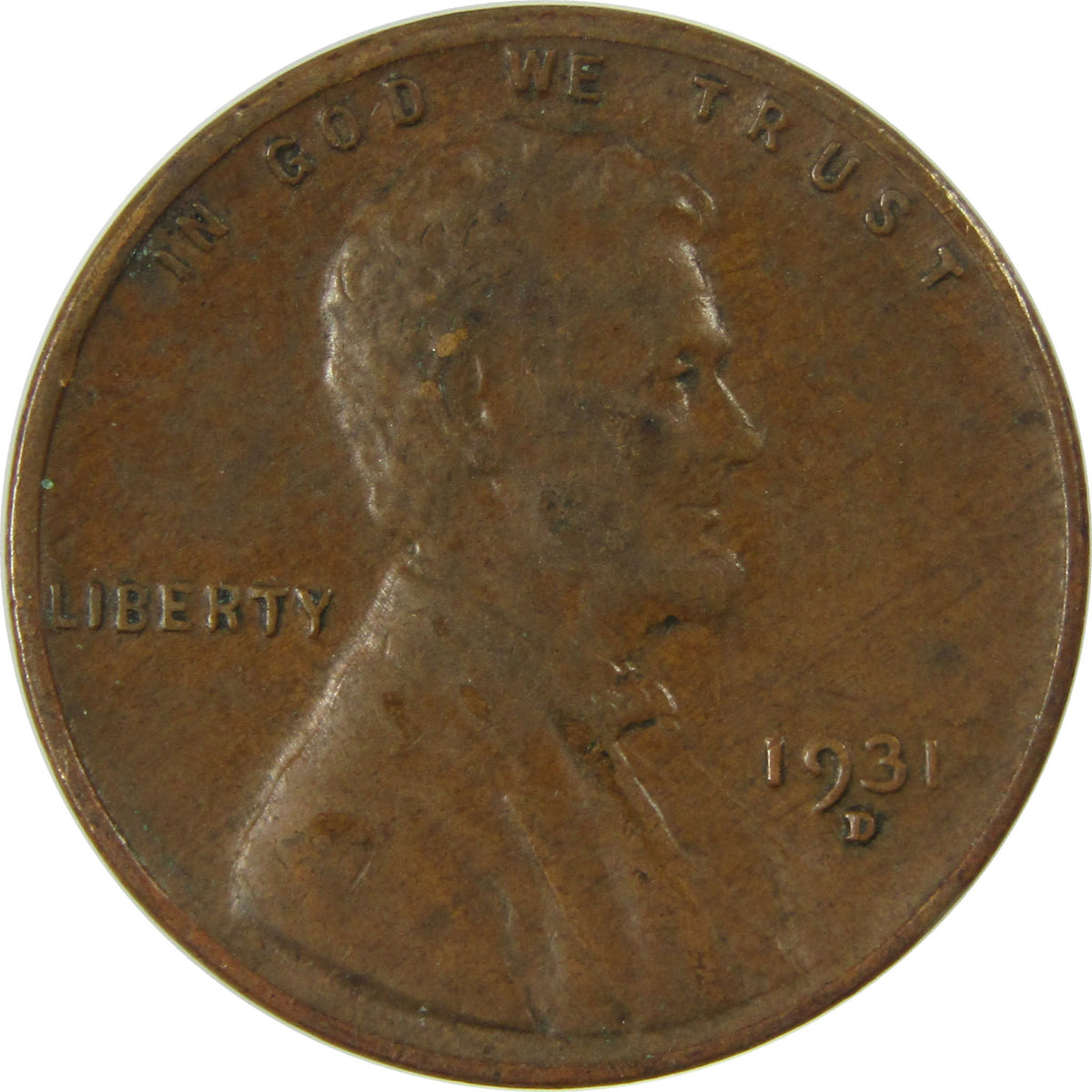 1931 D Lincoln Wheat Cent VF Very Fine Penny 1c Coin SKU:I27310