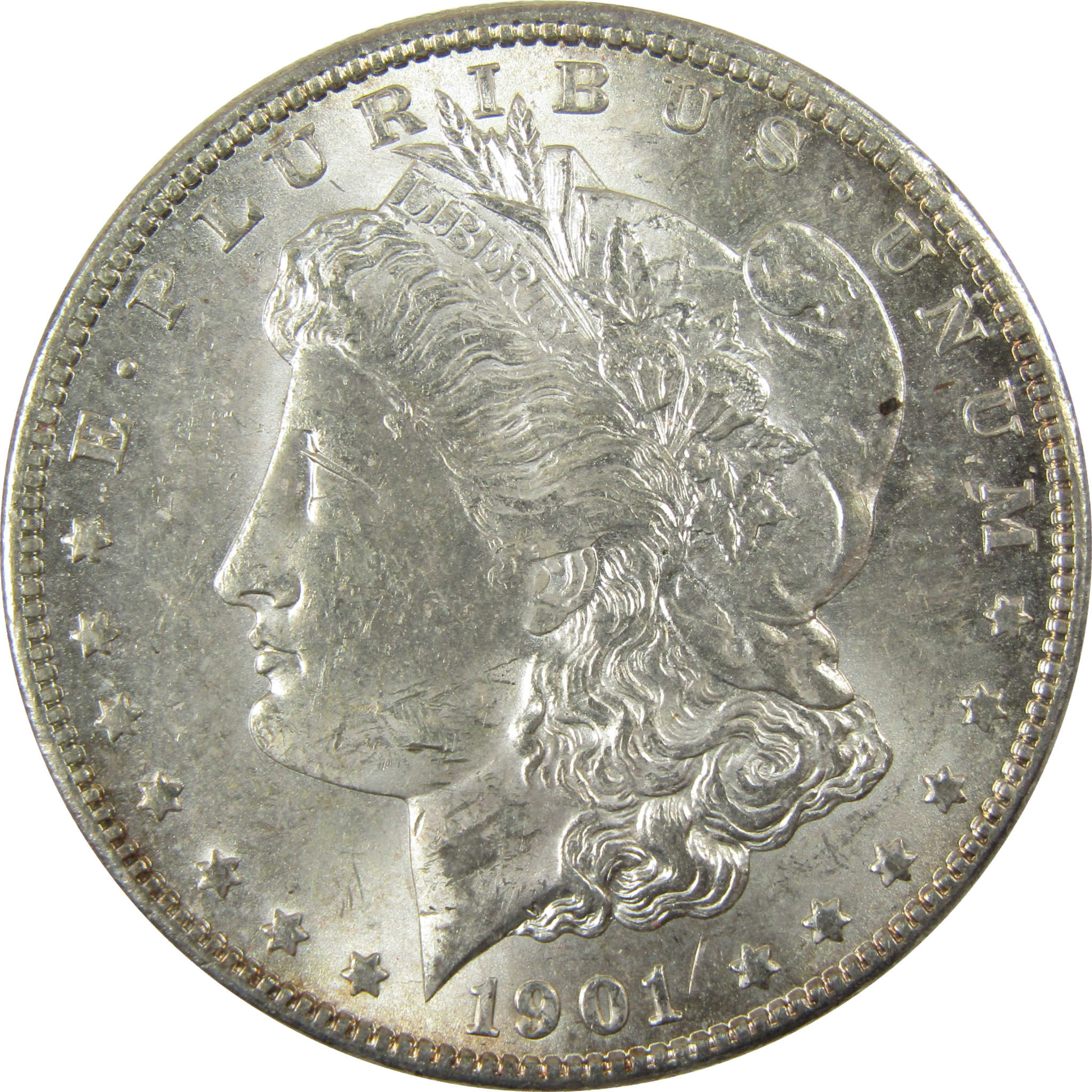 1901 O Morgan Silver Dollar Uncirculated Mint State $1 Coin SKU:I27796