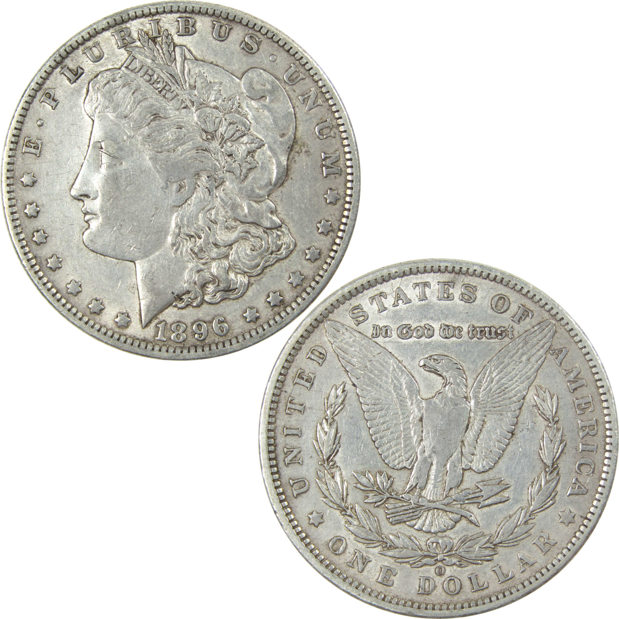 1896 O Morgan Dollar XF EF Extremely Fine Silver $1 Coin SKU:I13912 - Morgan coin - Morgan silver dollar - Morgan silver dollar for sale - Profile Coins &amp; Collectibles