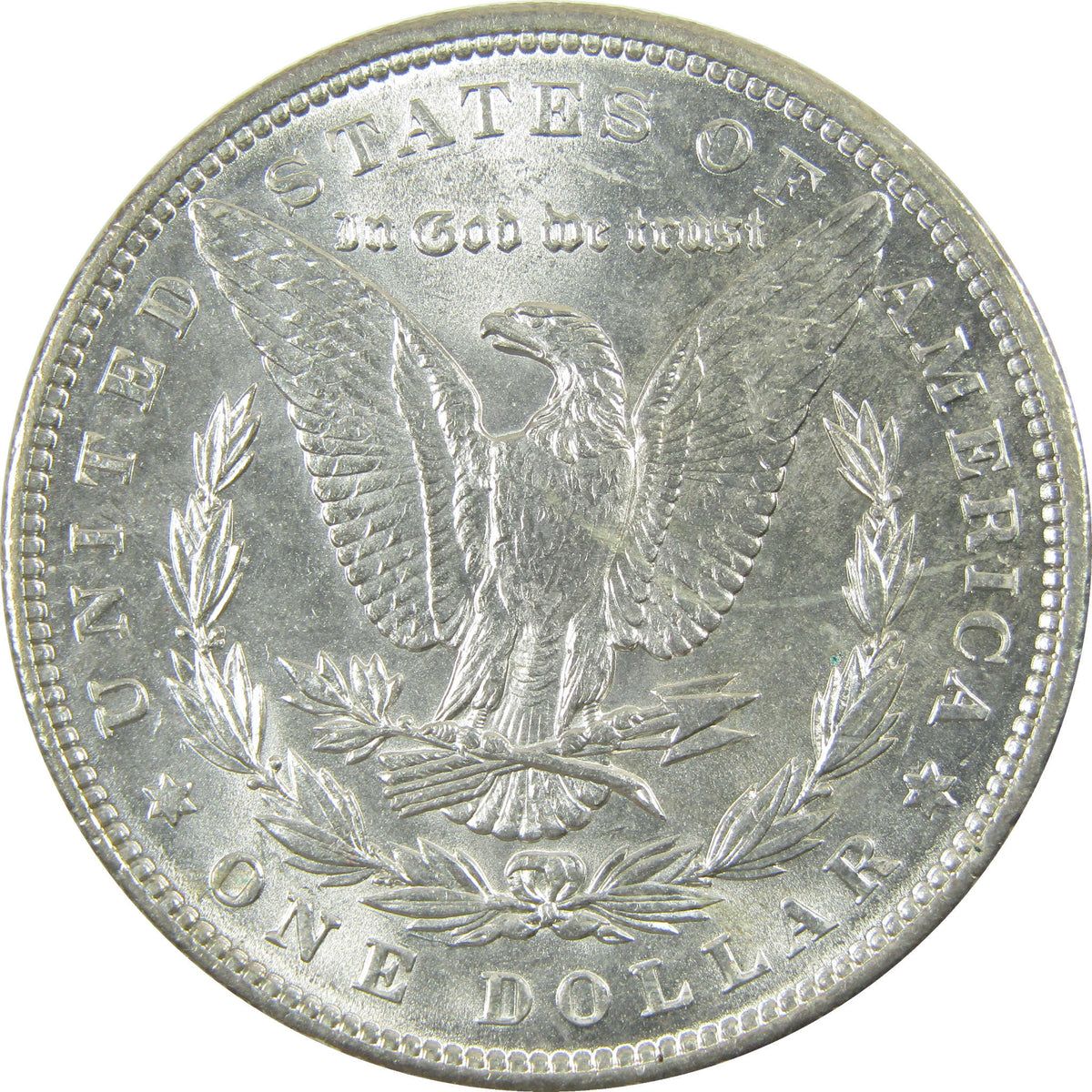 1889 Morgan Silver Dollar Uncirculated Mint State $1 Coin SKU:CP1785