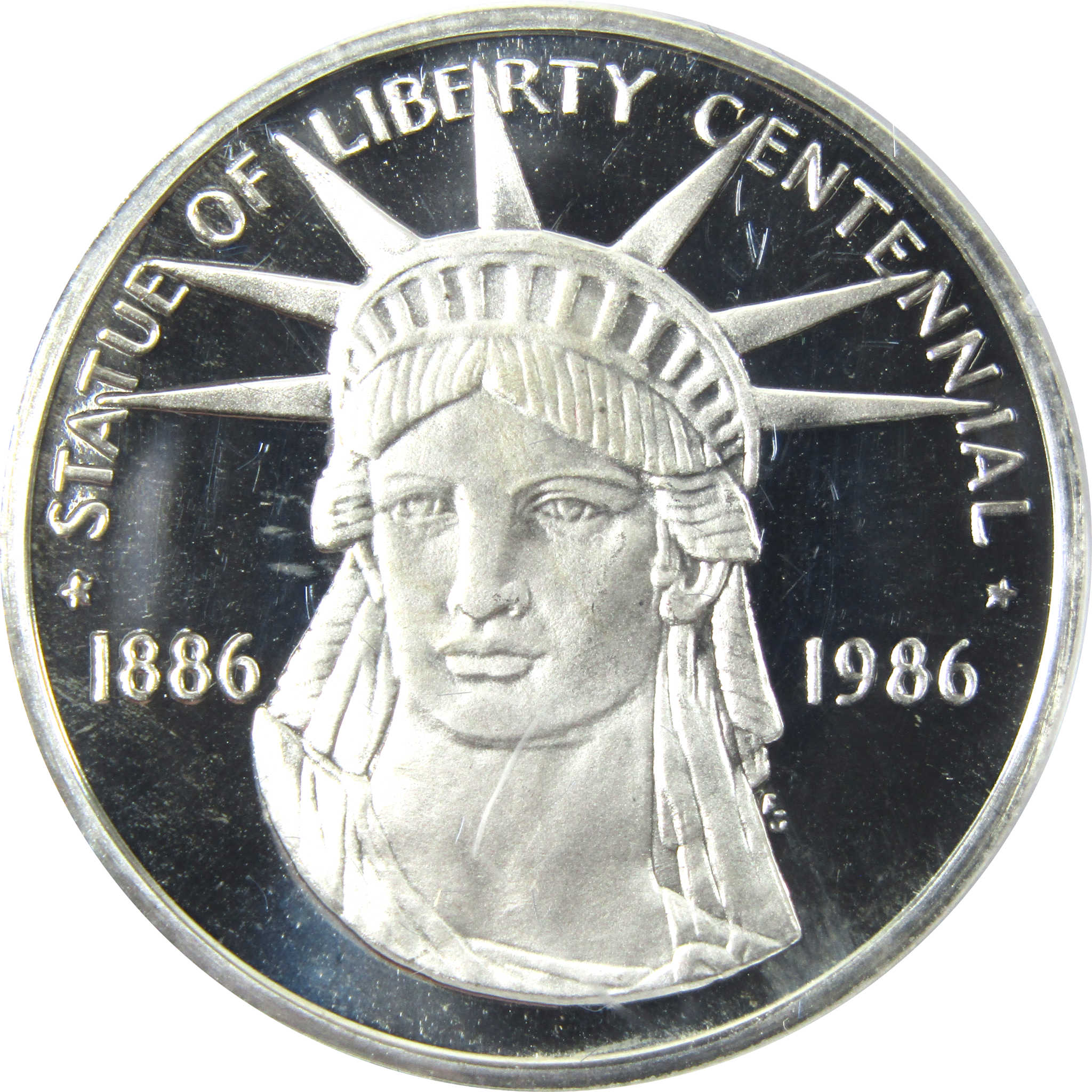 1986 Statue of Liberty Centennial 12 pc Silver Round Set SKU:CPC5038