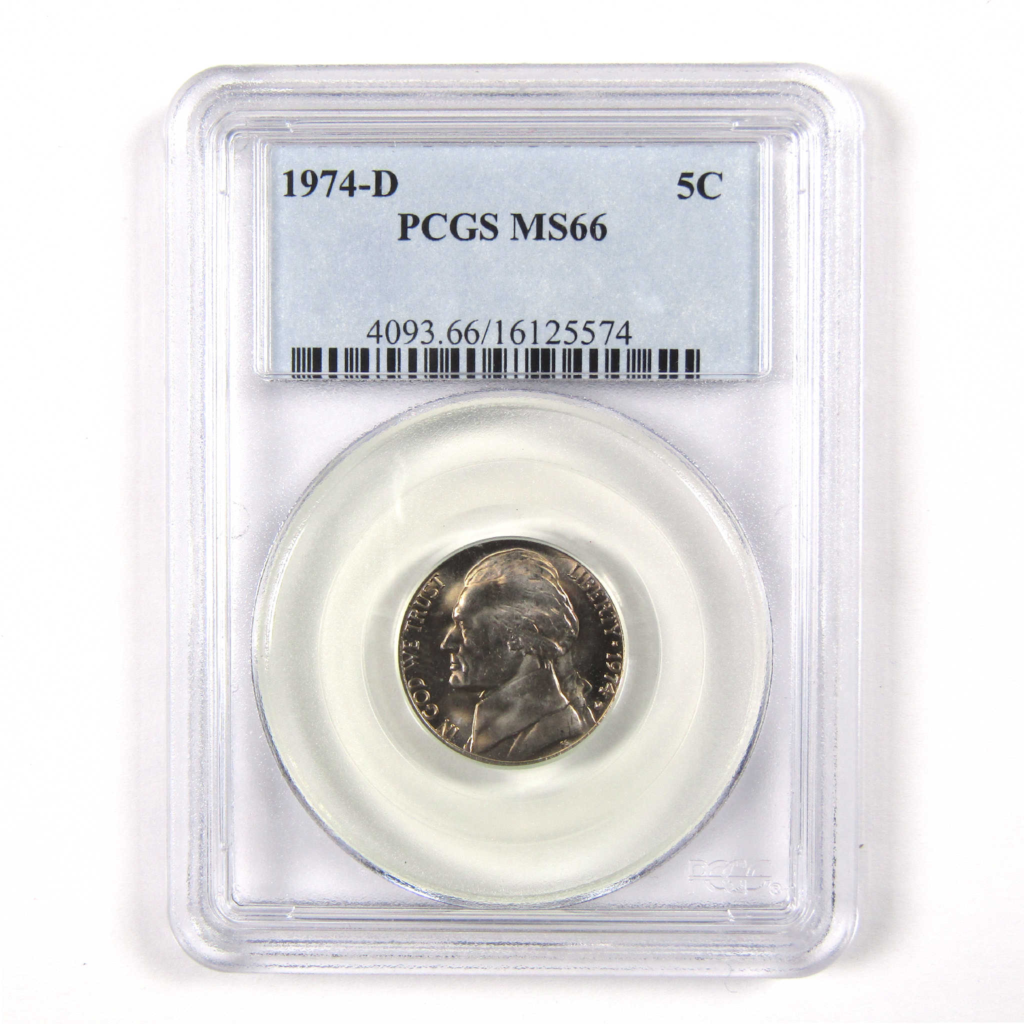 1974 D Jefferson Nickel MS 66 PCGS 5c Uncirculated Coin SKU:CPC5465