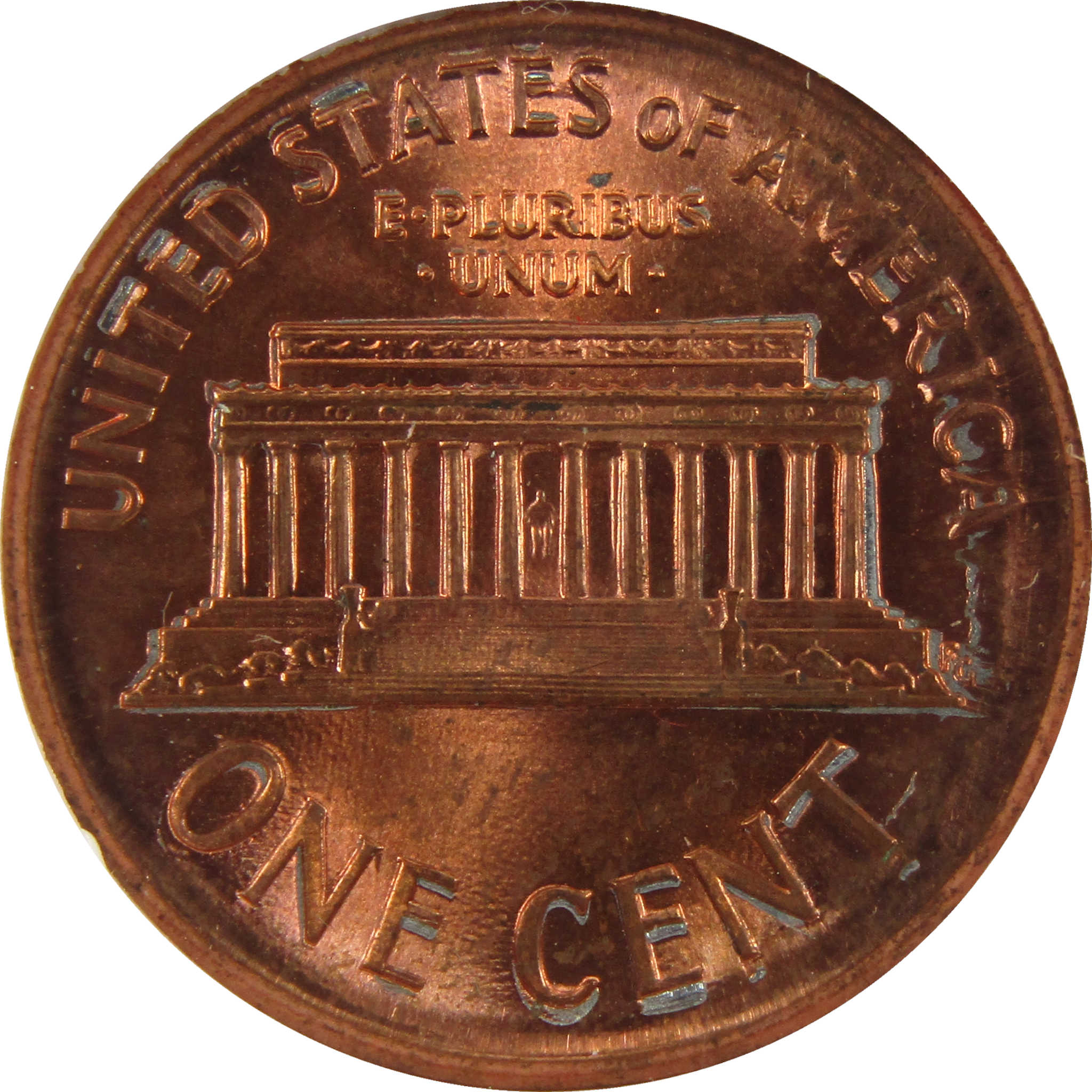 1990 Broadstruck Lincoln Memorial Cent MS 65 RD ANACS SKU:CPC5641