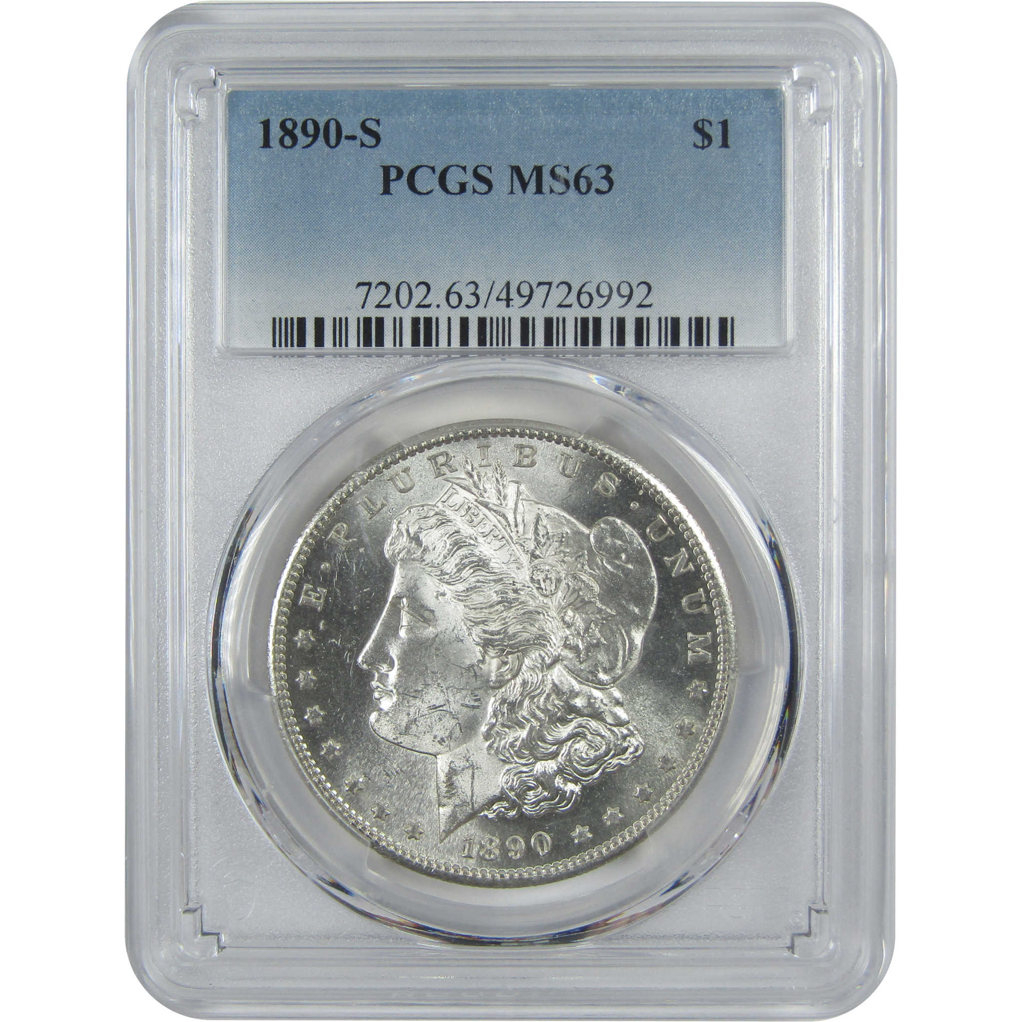 1890 S Morgan Dollar MS 63 PCGS Silver $1 Uncirculated Coin SKU:I16524 - Morgan coin - Morgan silver dollar - Morgan silver dollar for sale - Profile Coins &amp; Collectibles