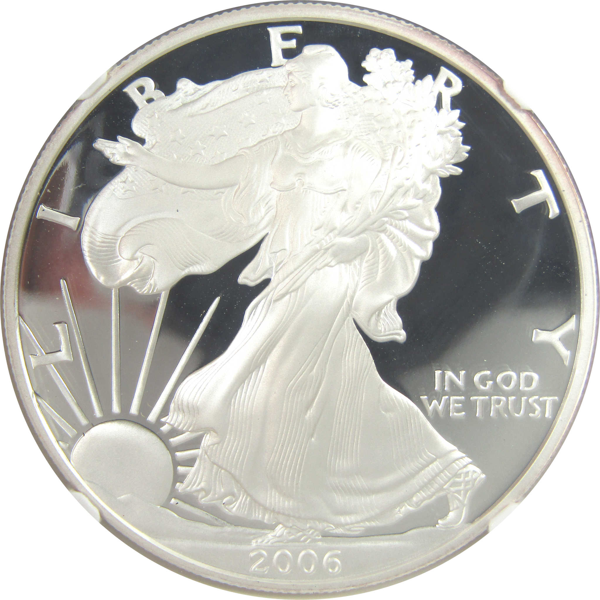 2006 W American Silver Eagle PF 70 UCAM NGC Proof $1 SKU:CPC9592