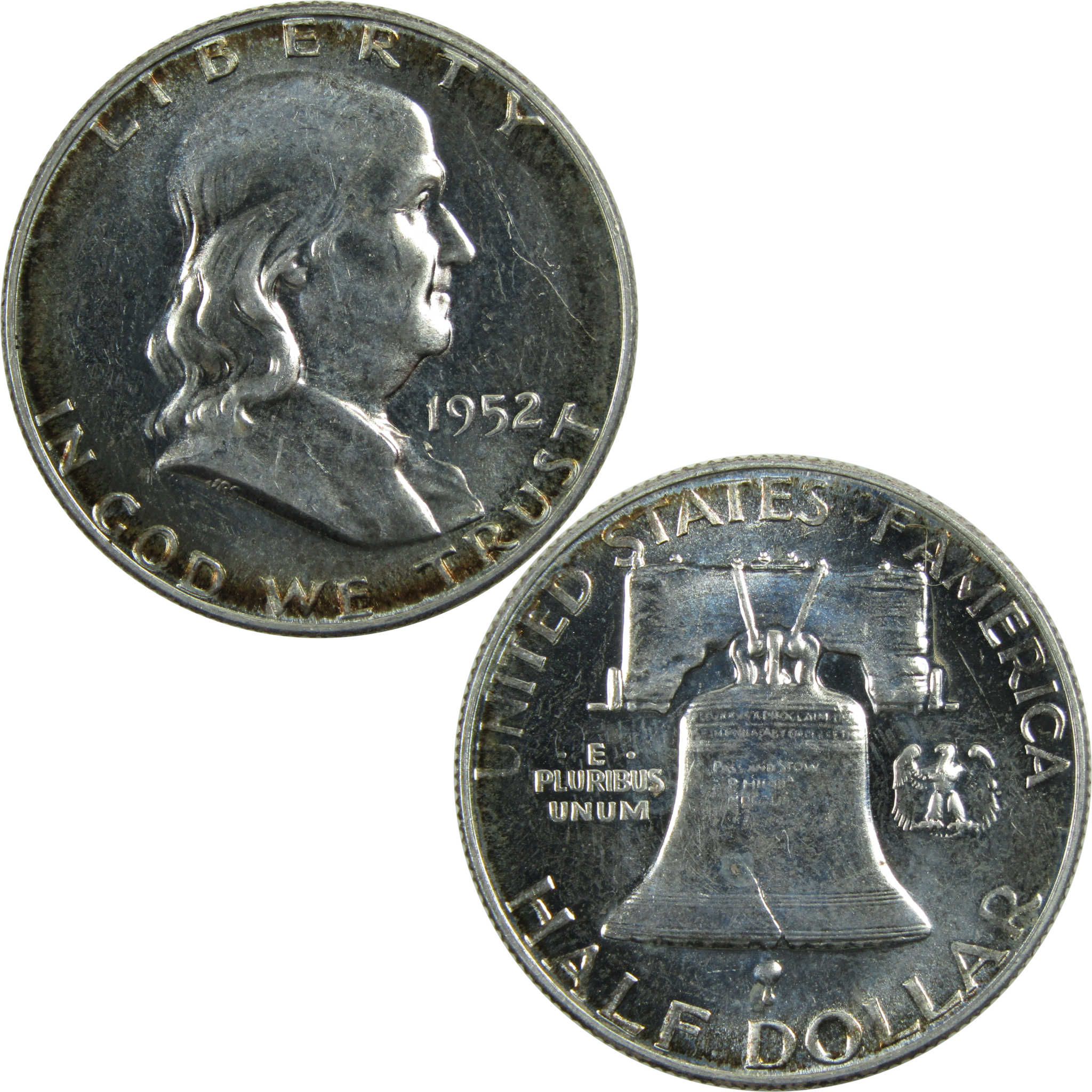 1952 Franklin Half Dollar Proof Details Silver 50c Proof SKU:I13382