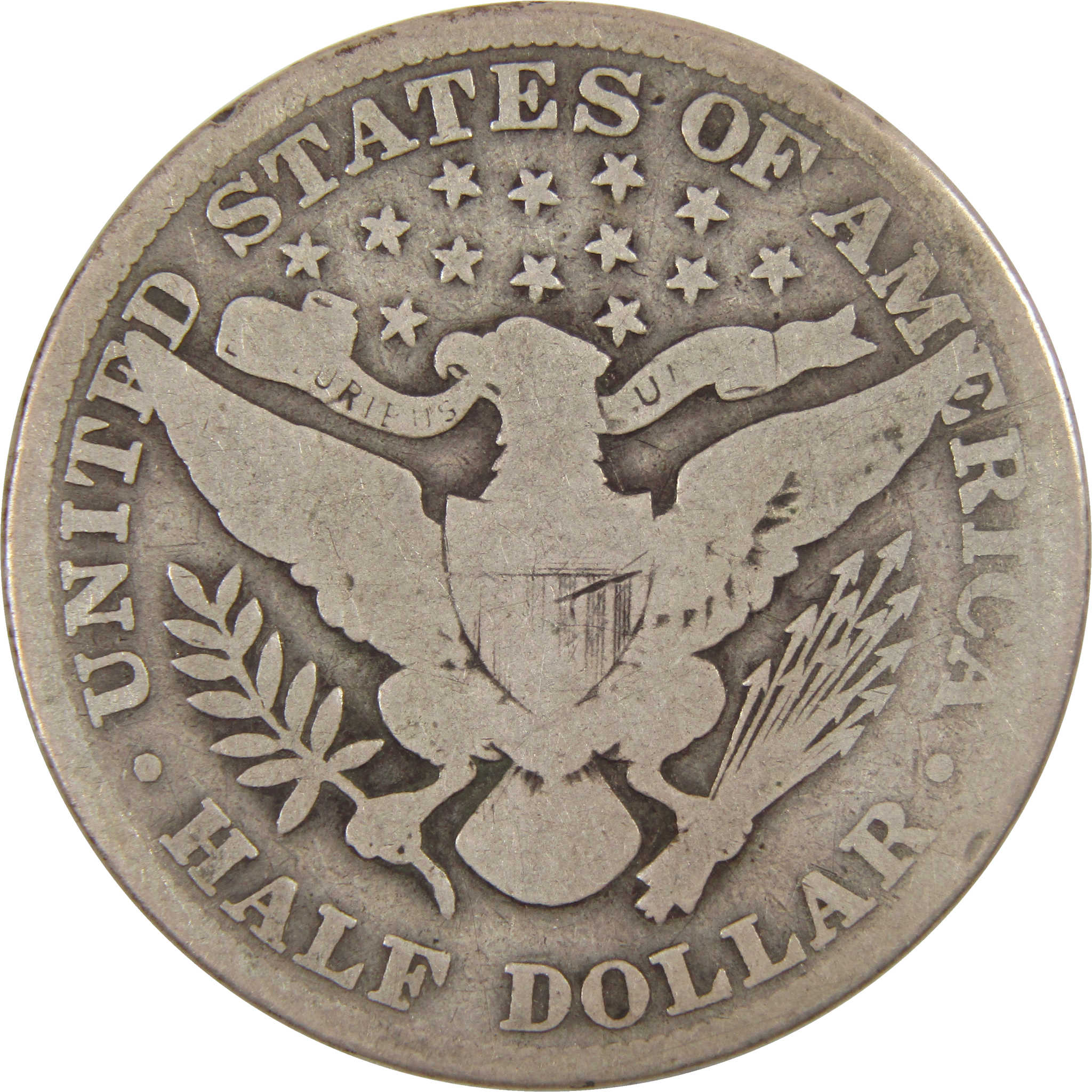 1913 Barber Half Dollar G Good 90% Silver 50c Coin SKU:I8260