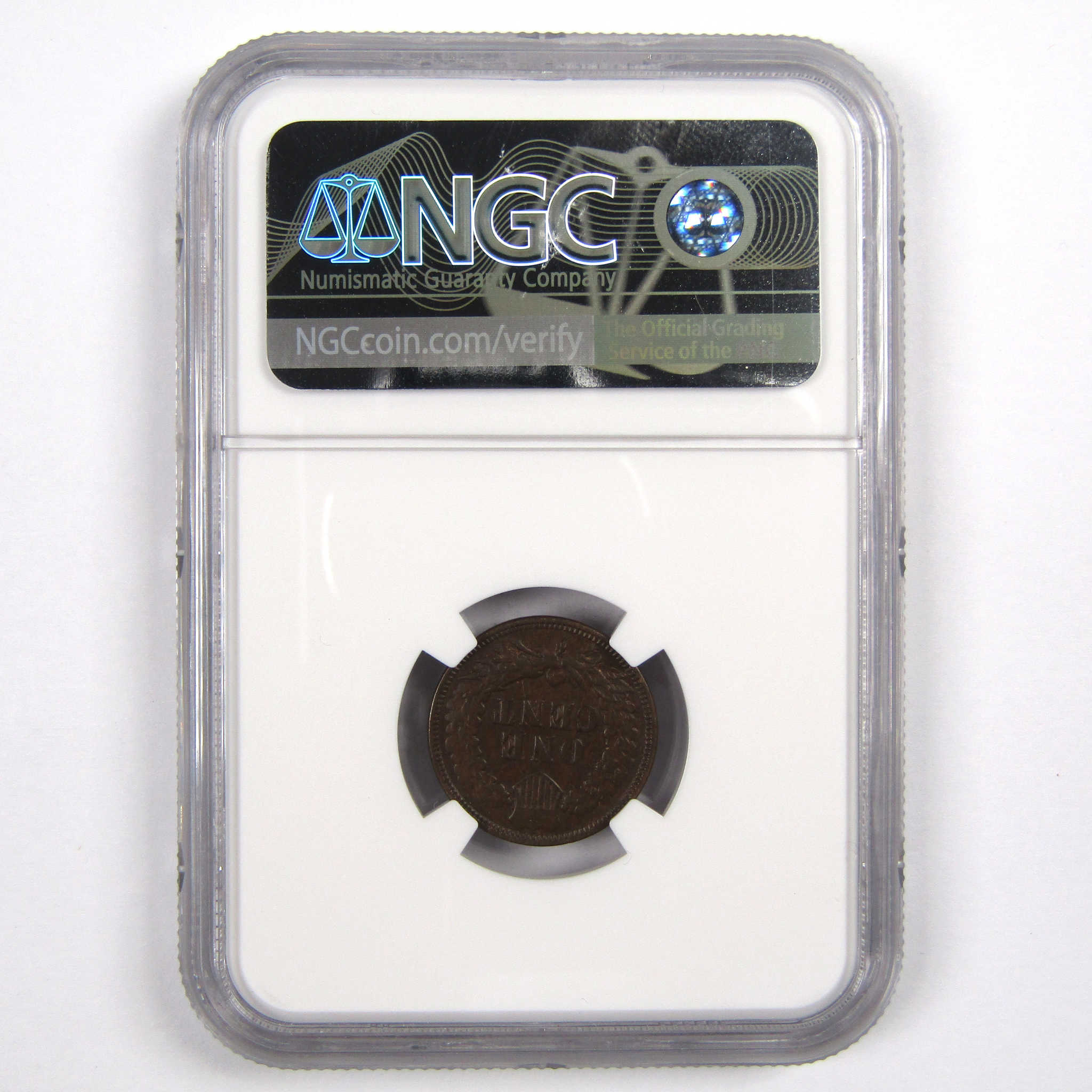 1872 Indian Head Cent AU 55 BN NGC Penny 1c Coin SKU:I7930
