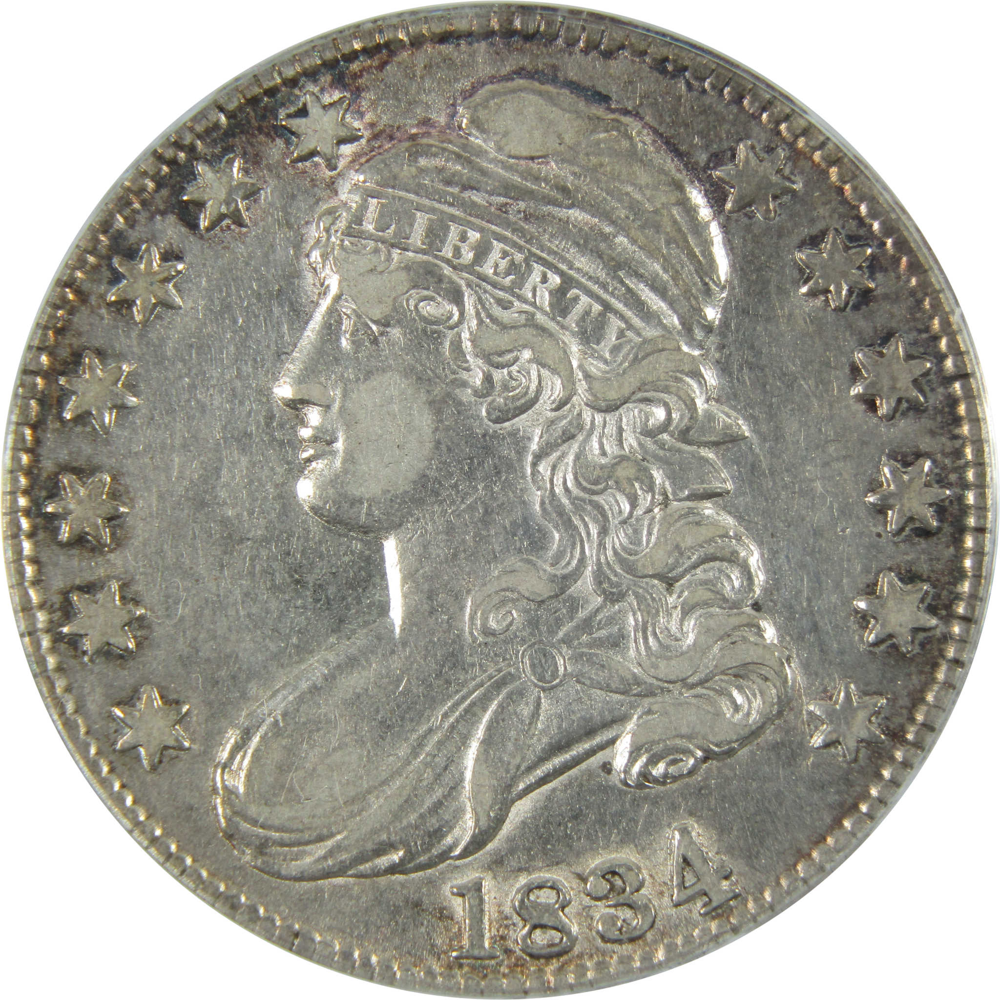 1834 0-106 Capped Bust Half Dollar EF 45 ANACS Silver SKU:I14422