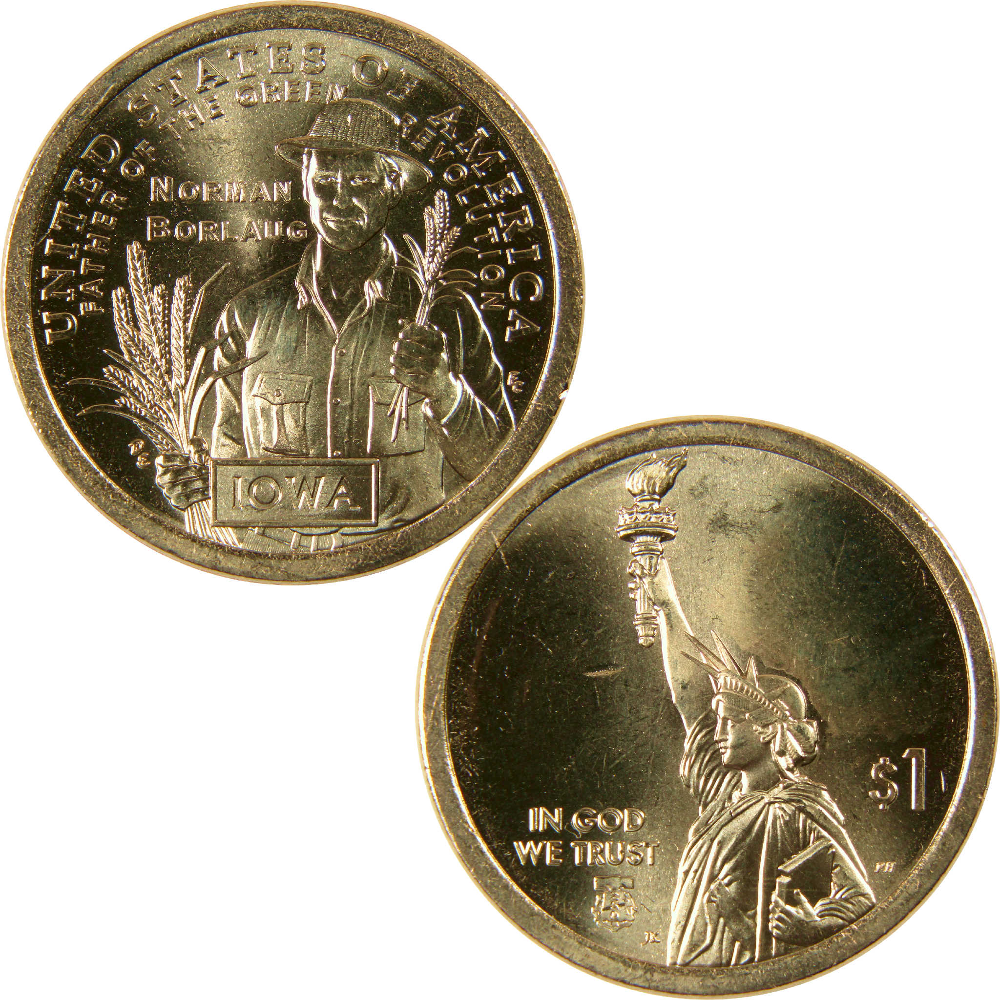 2026 P Iowa Norman Borlaug American Innovation Dollar Uncirculated