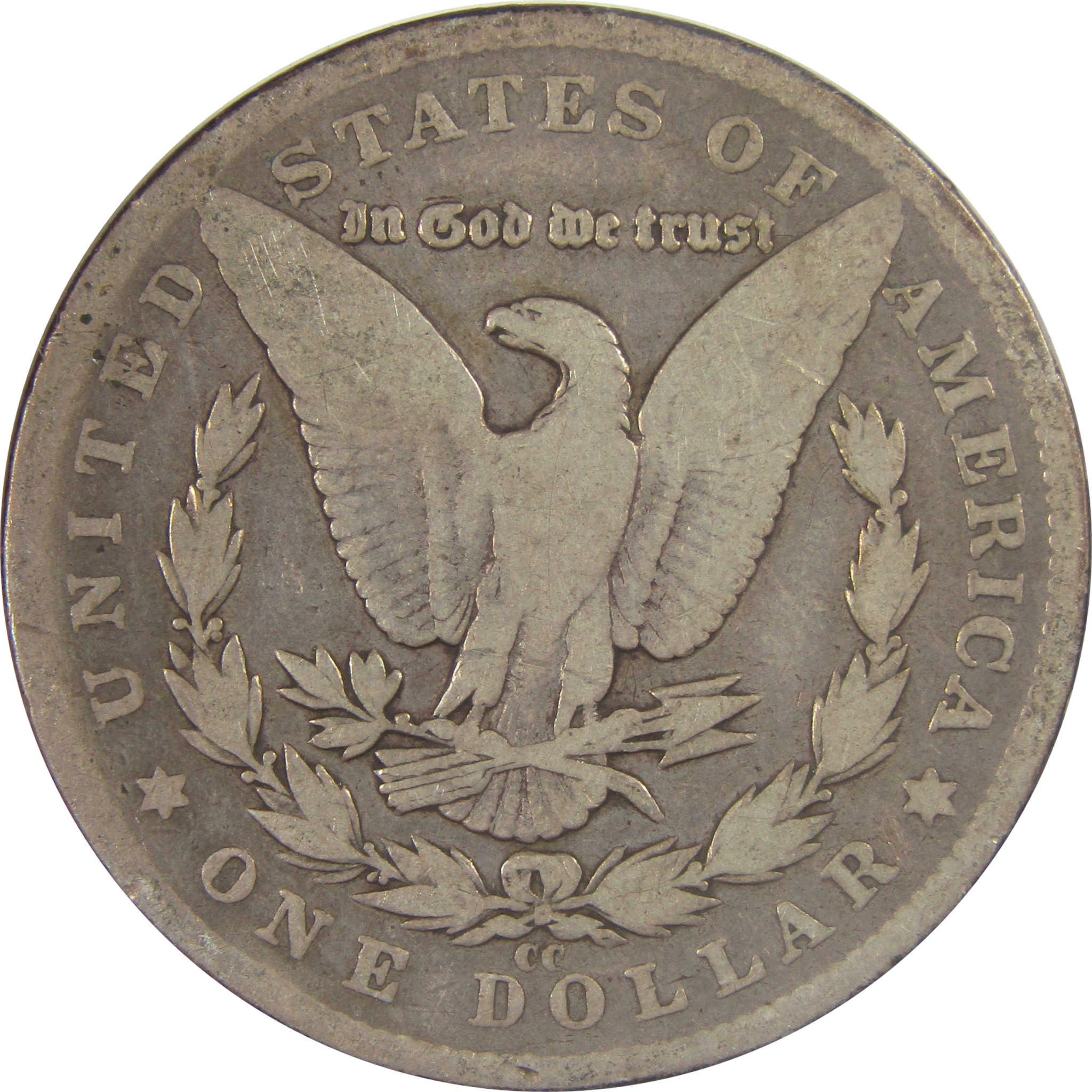 1890 CC Morgan Silver Dollar G Good $1 Coin Collectible SKU:I23968 - Morgan coin - Morgan silver dollar - Morgan silver dollar for sale - Profile Coins &amp; Collectibles