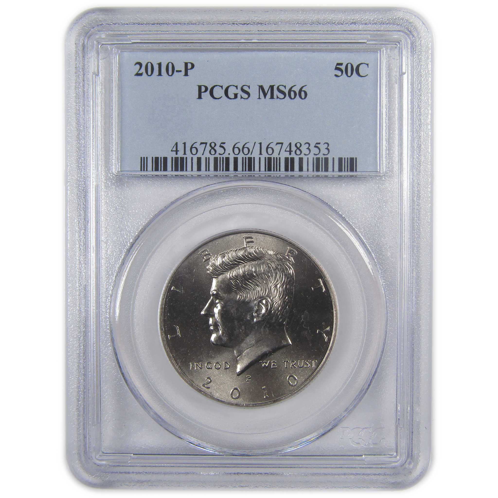 2010 P Kennedy Half Dollar MS 66 PCGS Clad Uncirculated SKU:CPC9735