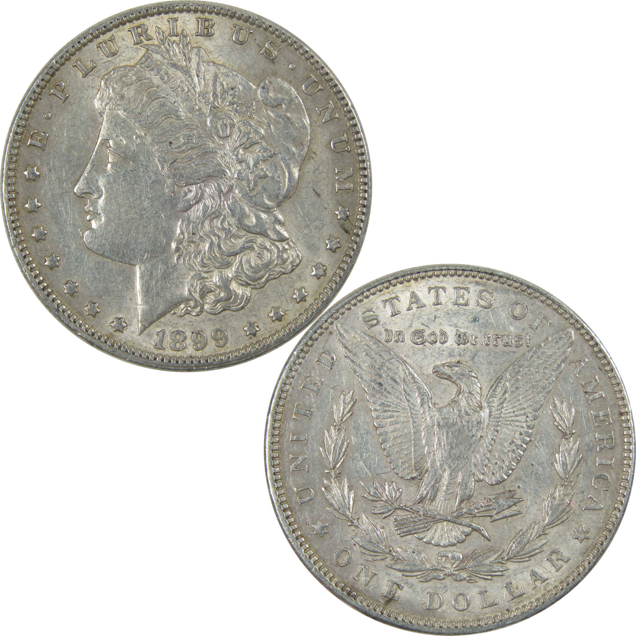 1899 Morgan Dollar XF EF Extremely Fine Silver $1 Coin SKU:I16563 - Morgan coin - Morgan silver dollar - Morgan silver dollar for sale - Profile Coins &amp; Collectibles