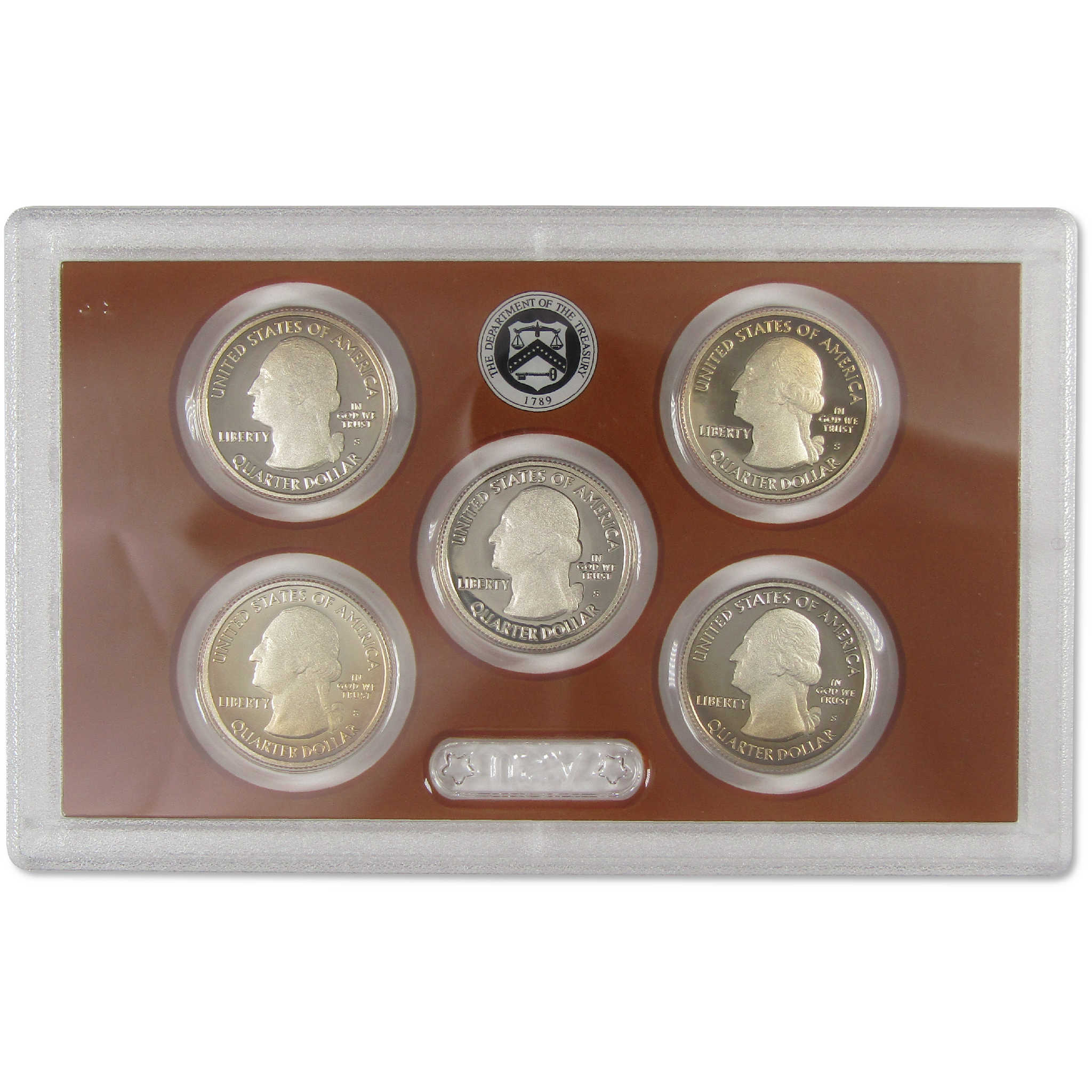 2015 America the Beautiful Quarter Clad Proof Set U.S. Mint OGP COA