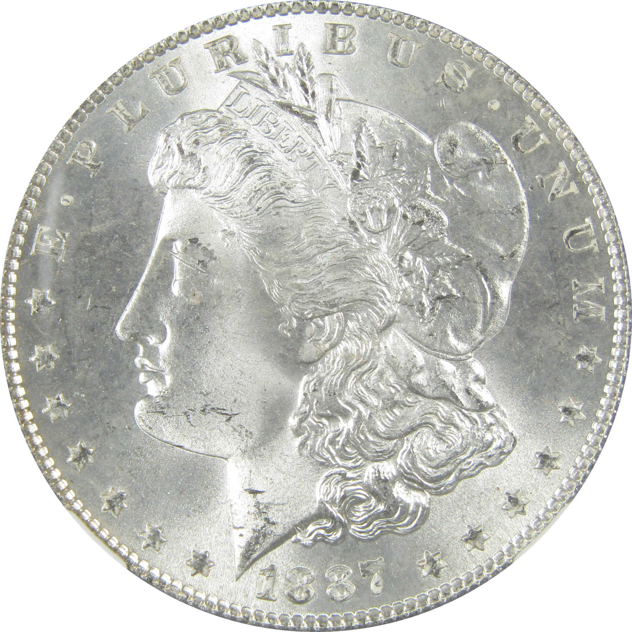 1887/1887 VAM-5 Doubled Date Morgan Silver Dollar MS 65 NGC SKU:I27559