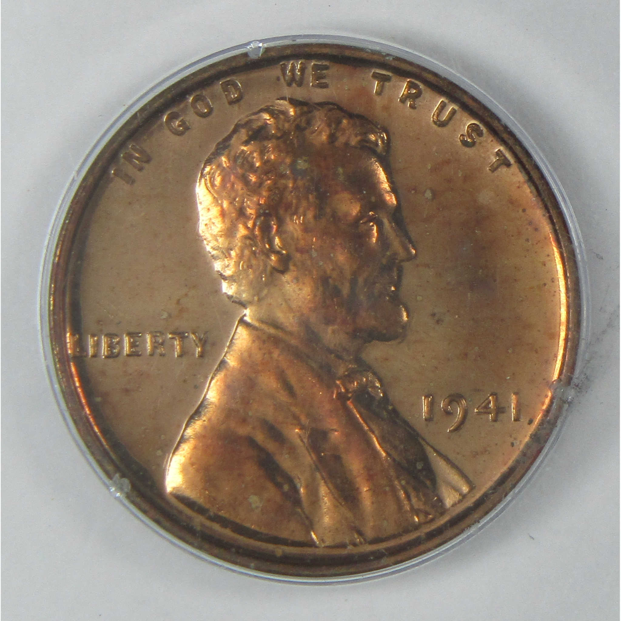 1941 Lincoln Wheat Cent PR 63 RD PCGS Penny Proof 1c Coin SKU:CP1552