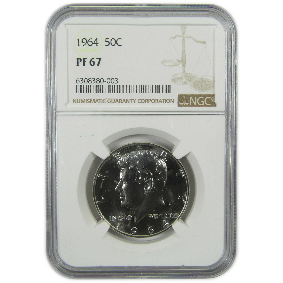 1964 Kennedy Silver Half Dollar PF 67 NGC Proof 50c Coin SKU:I28787