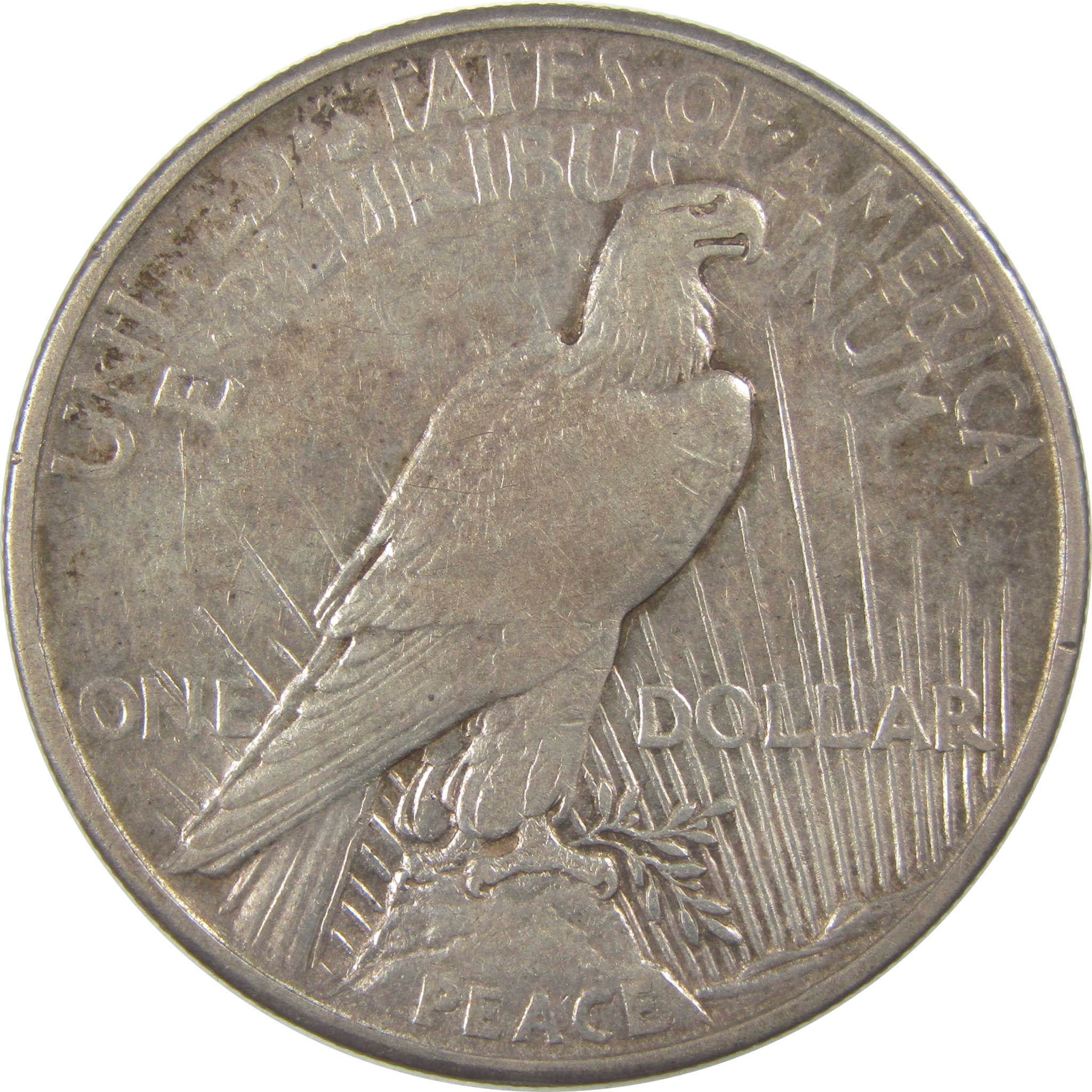 1921 High Relief Peace Dollar XF EF Extremely Fine Silver SKU:I22445