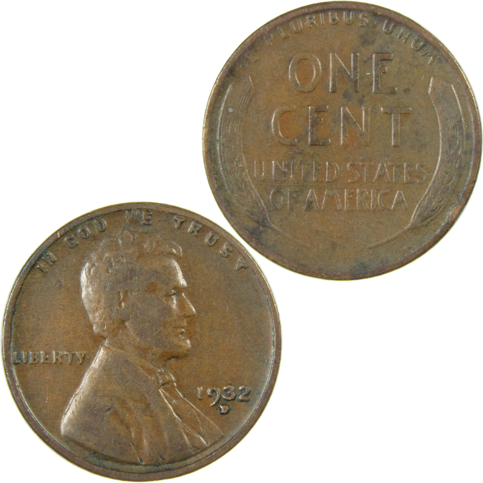 1932 D Lincoln Wheat Cent VG Very Good Penny 1c Coin SKU:I26774