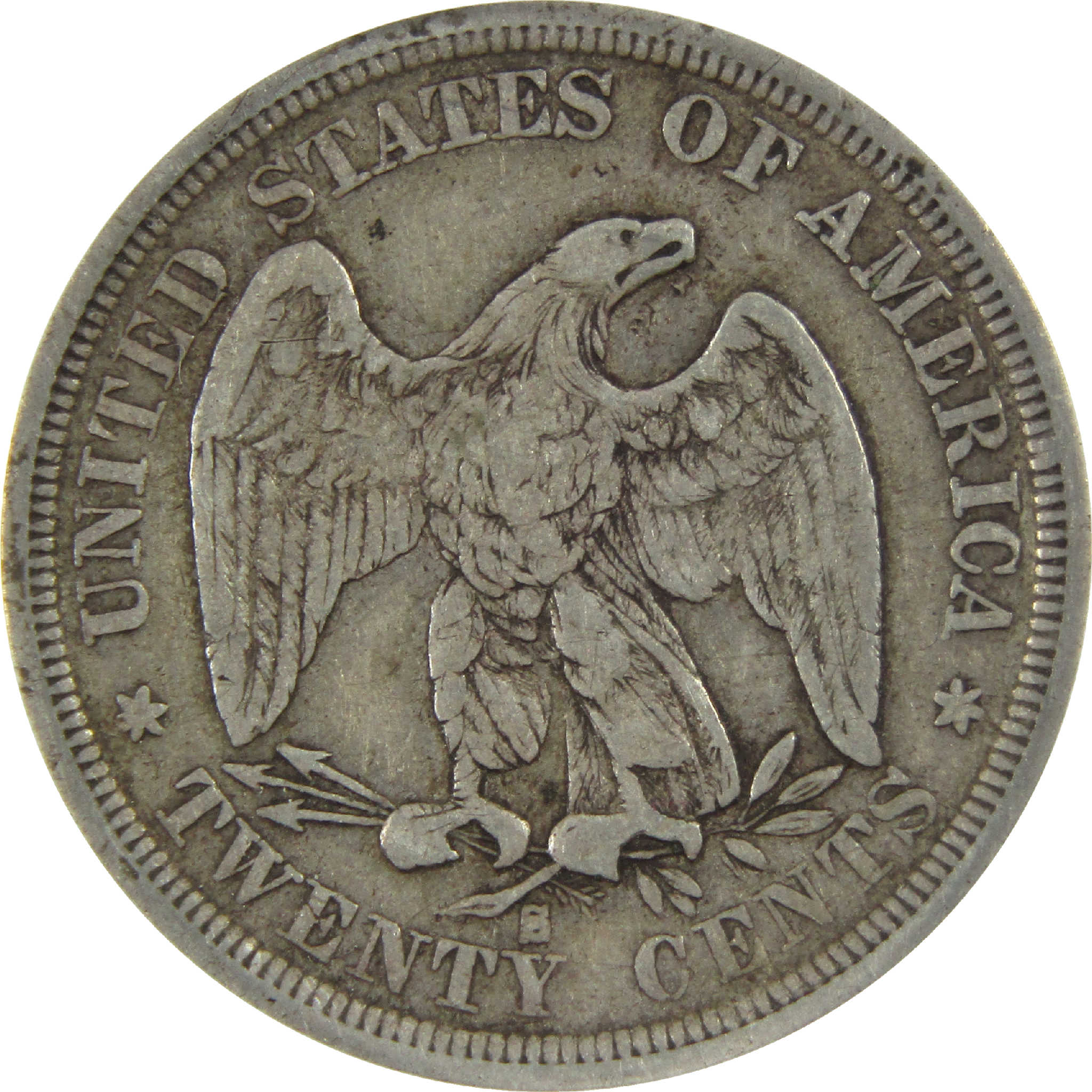 1875 S Seated Liberty Twenty Cent F 15 Details ANACS Silver SKU:I11947