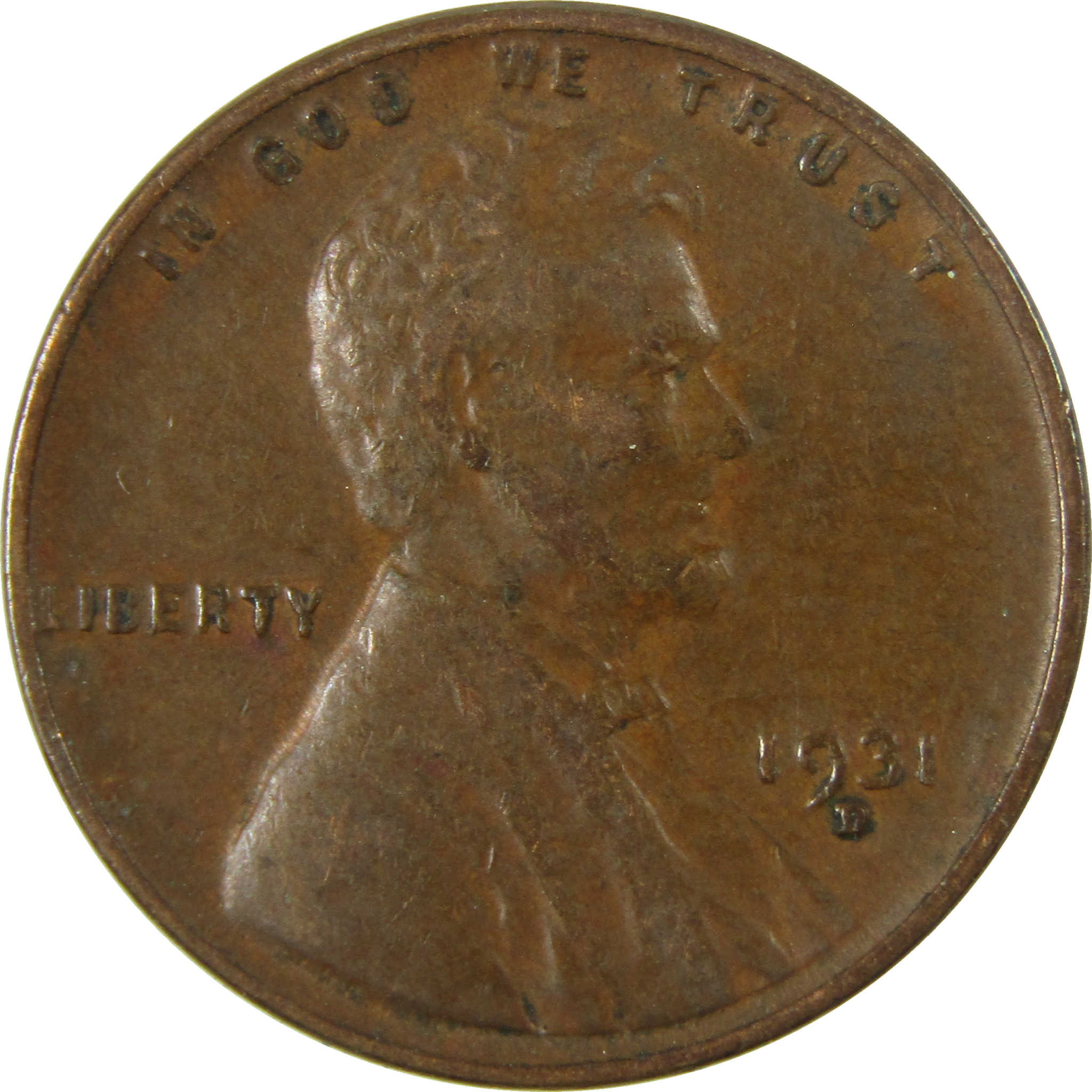 1931 D Lincoln Wheat Cent XF EF Extremely Fine Penny SKU:I27135