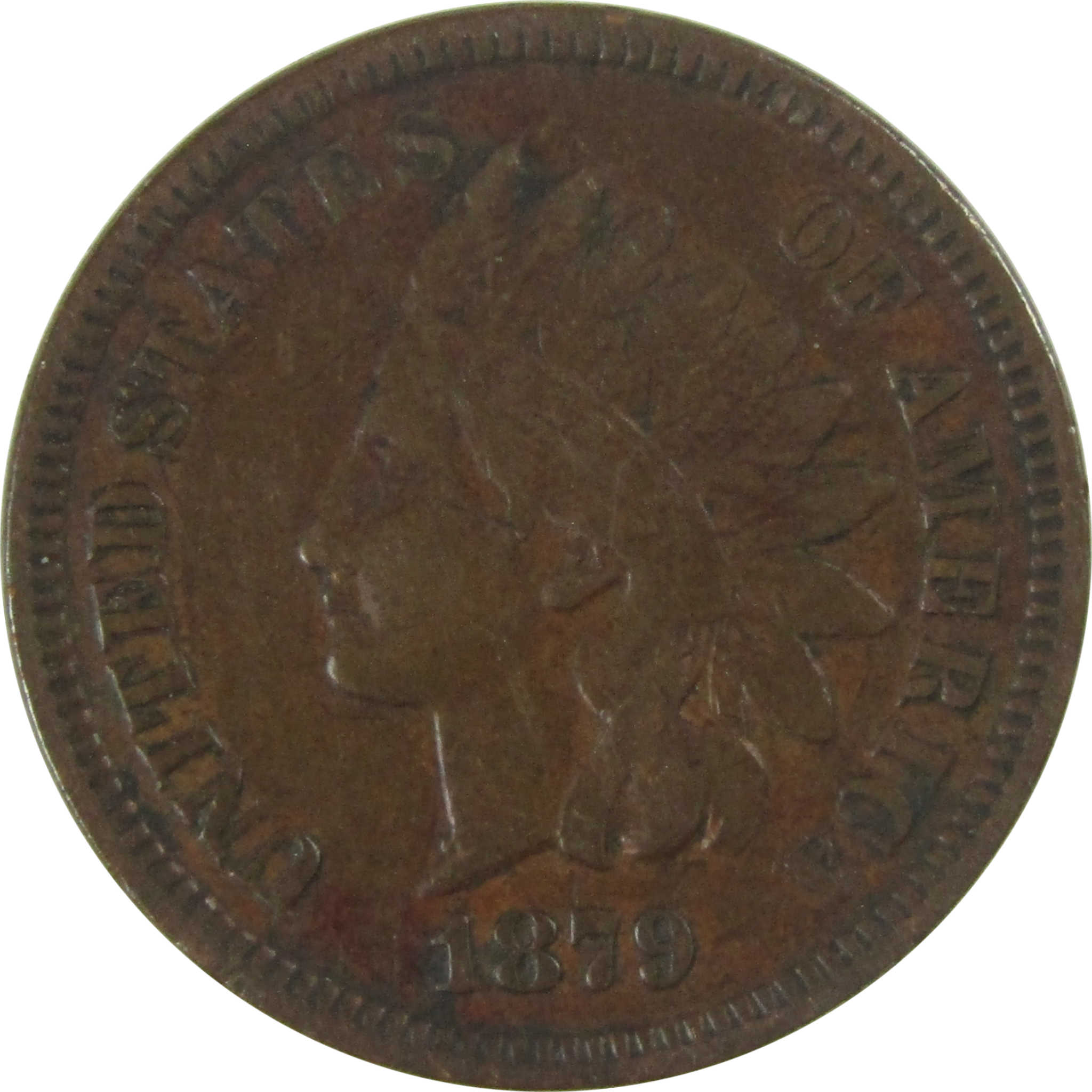 1879 Indian Head Cent VF Very Fine Details Penny 1c Coin SKU:I27460