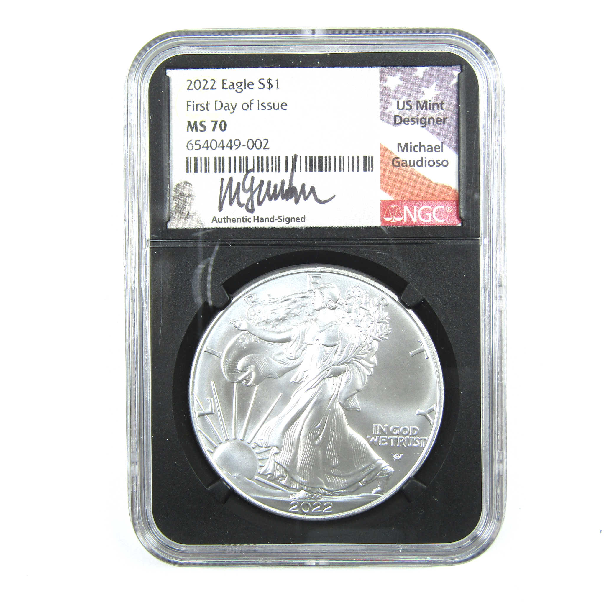 2022 American Eagle MS 70 NGC 1 oz 999 Silver Bullion SKU:CPC7012