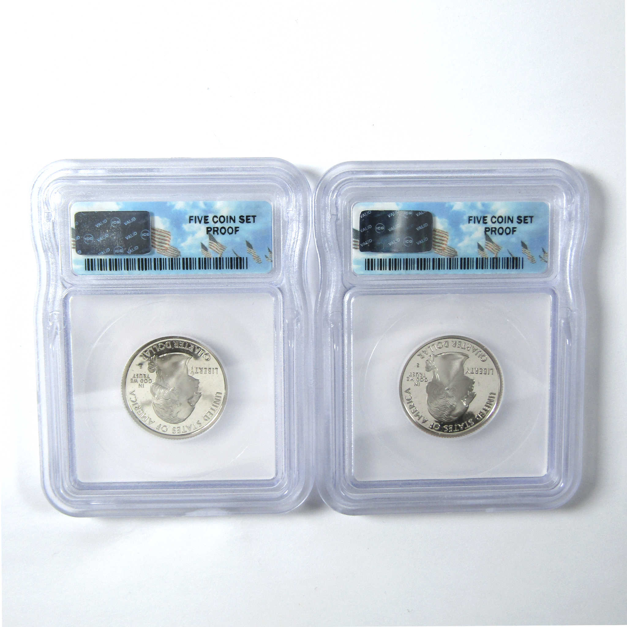 2004 S State 25c 5 Piece Set PR 70 DCAM ICG Clad First Day SKU:CPC6633