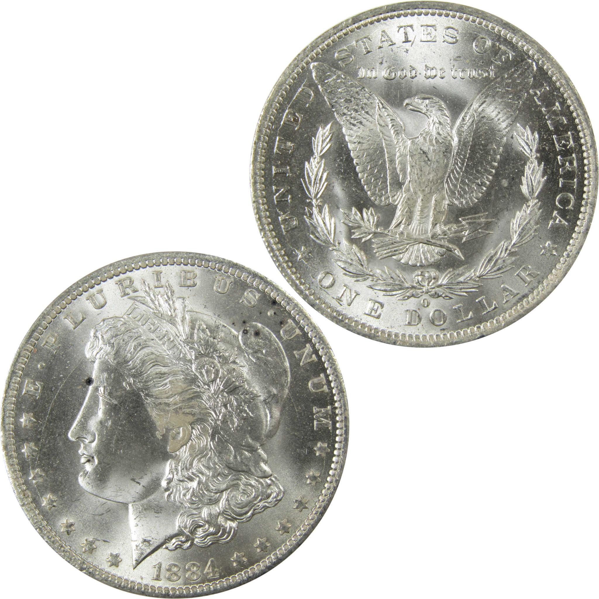 1884 O Morgan Silver Dollar Uncirculated Mint State $1 Coin SKU:I24517 - Morgan coin - Morgan silver dollar - Morgan silver dollar for sale - Profile Coins &amp; Collectibles