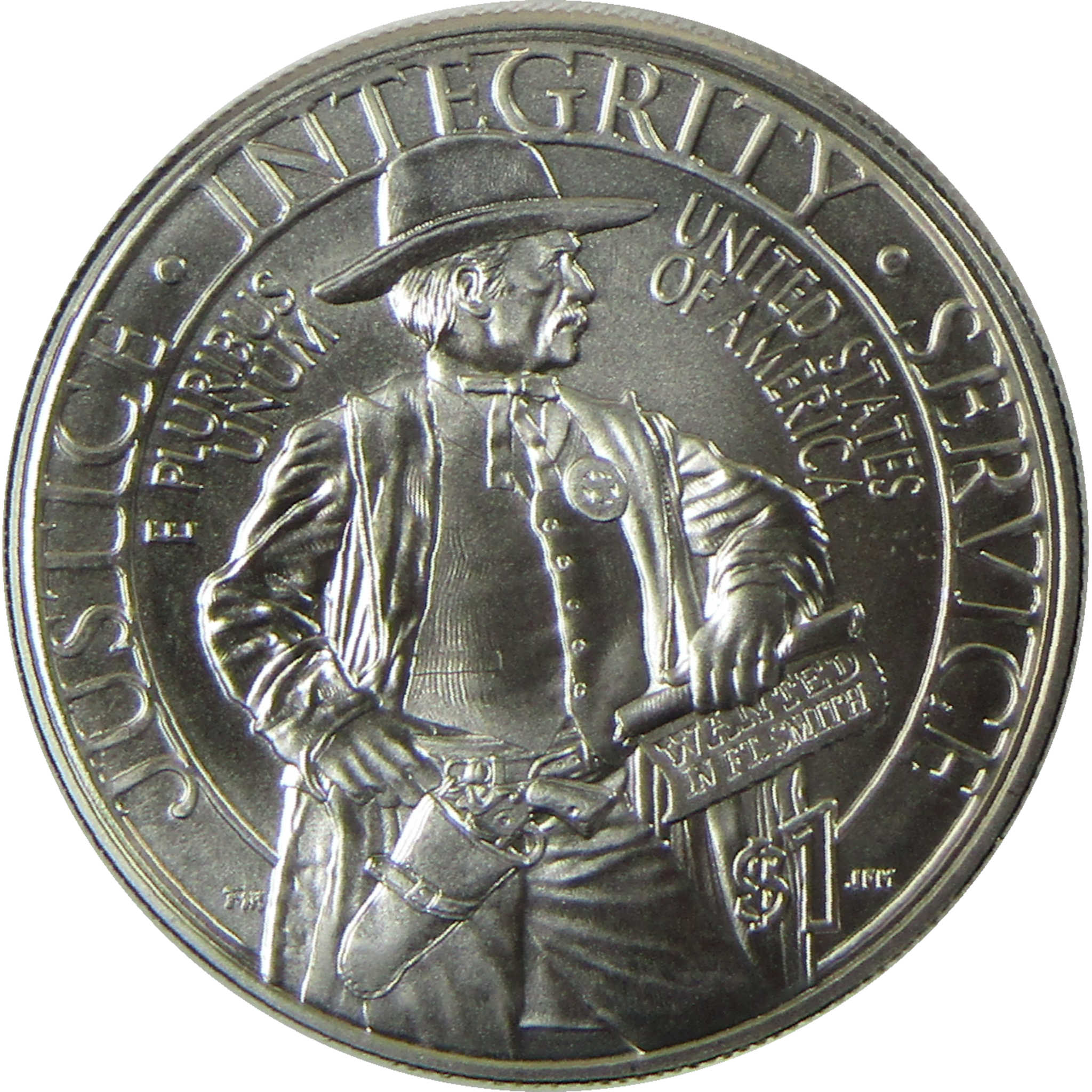 2015 P U.S. Marshals Service Commemorative Silver Dollar Uncirculated
