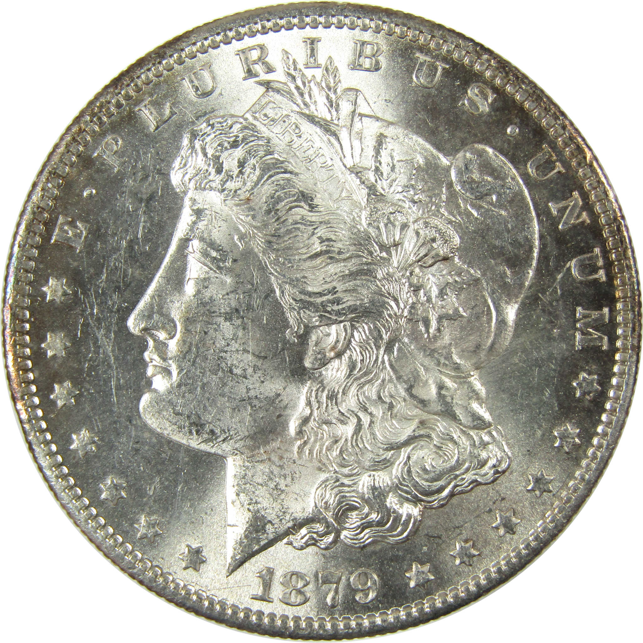 1879 S Rev 79 Morgan Silver Dollar Uncirculated Mint State SKU:I27086