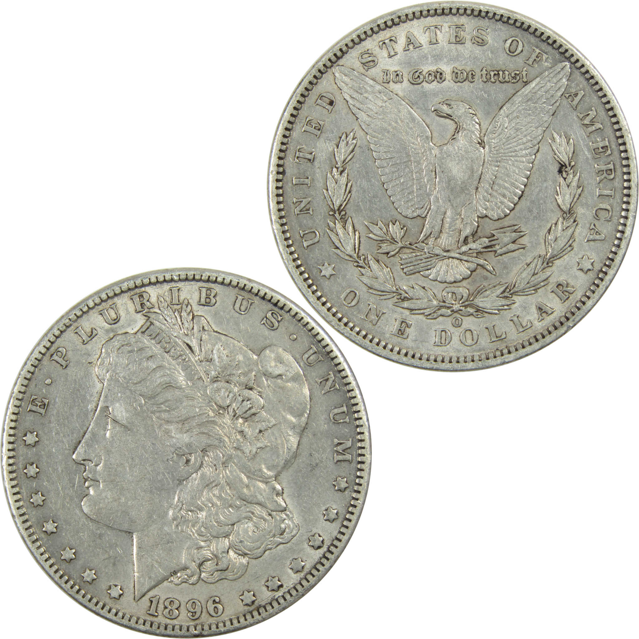 1896 O Morgan Dollar XF EF Extremely Fine Silver $1 Coin SKU:I12827 - Morgan coin - Morgan silver dollar - Morgan silver dollar for sale - Profile Coins &amp; Collectibles