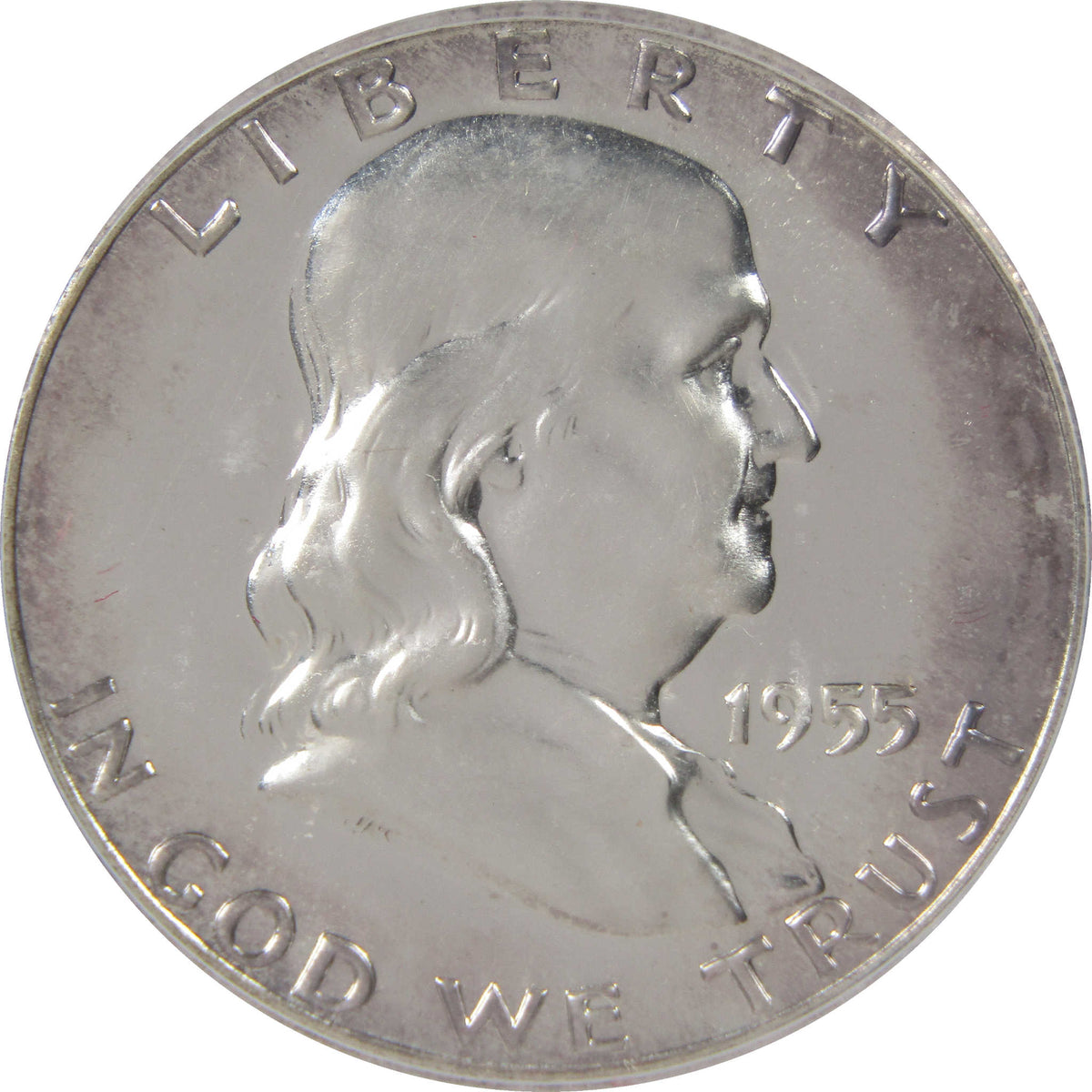 1955 Franklin Silver Half Dollar PR 67 CAM ICG 50c Coin SKU:I29167