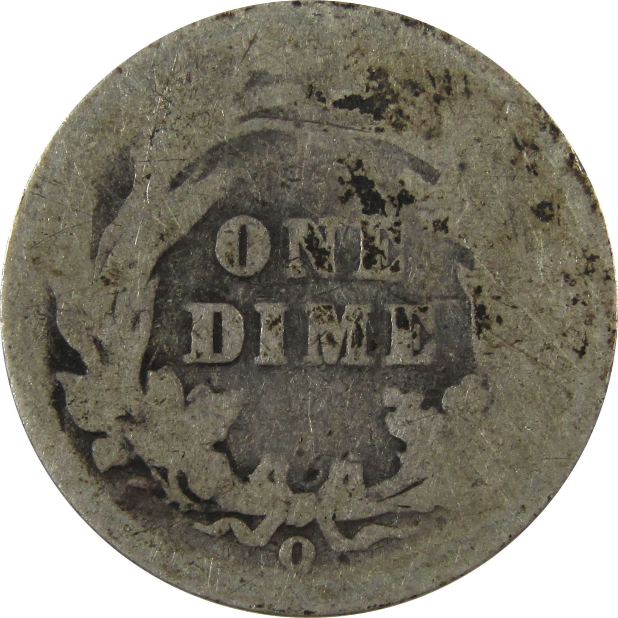 1893 O Barber Silver Dime AG About Good 10c Coin SKU:CP1339