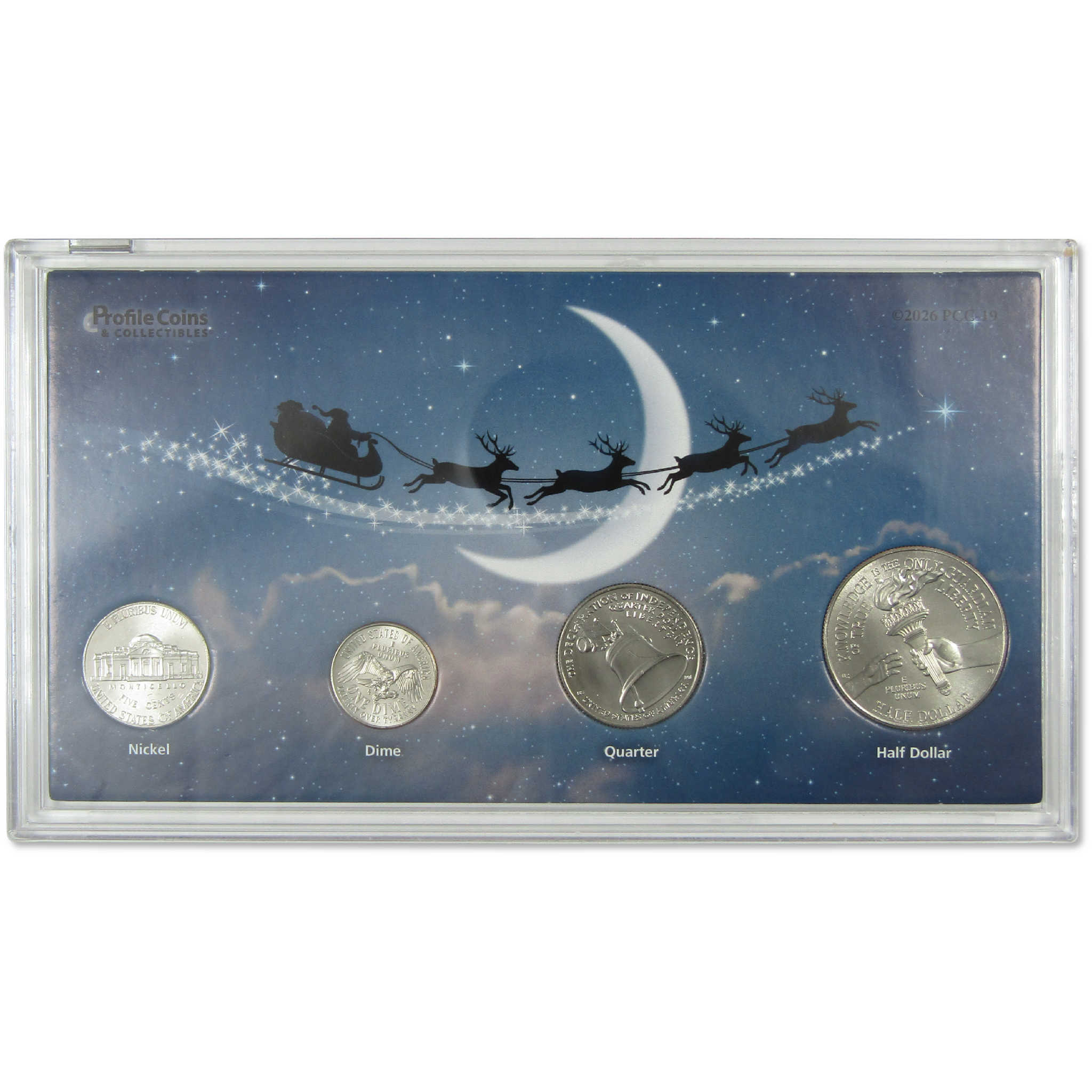 2026 Christmas Night Semiquincentennial 4 Coin Set Uncirculated