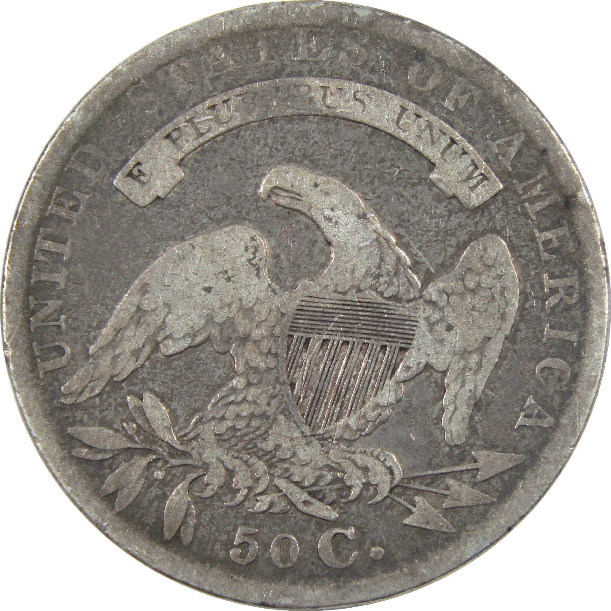 1834 Small Date & Letters Capped Bust Half Dollar AG Silver SKU:I11747