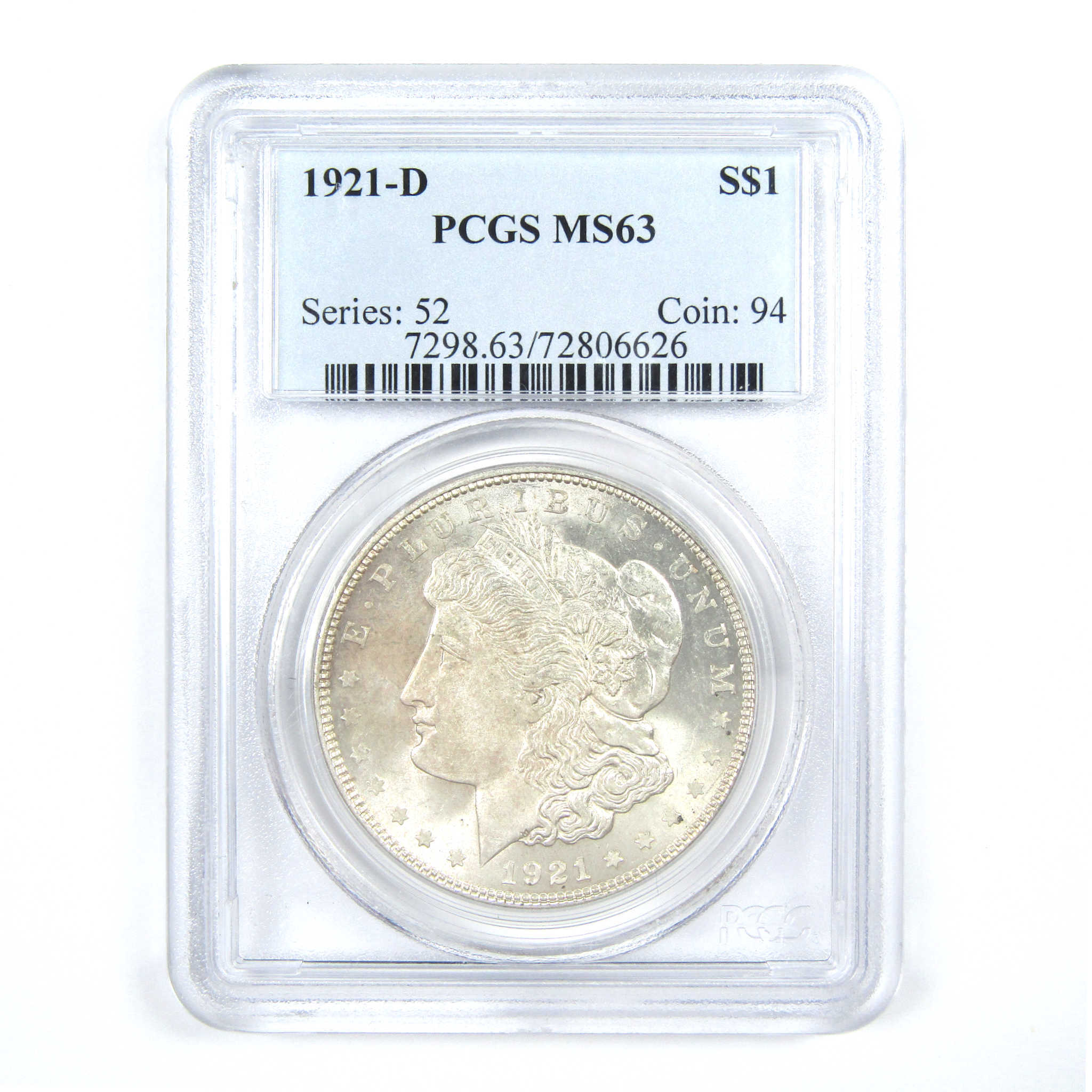 1921 D Morgan Dollar MS 63 PCGS Silver $1 Uncirculated Coin SKU:I14297 - Morgan coin - Morgan silver dollar - Morgan silver dollar for sale - Profile Coins &amp; Collectibles