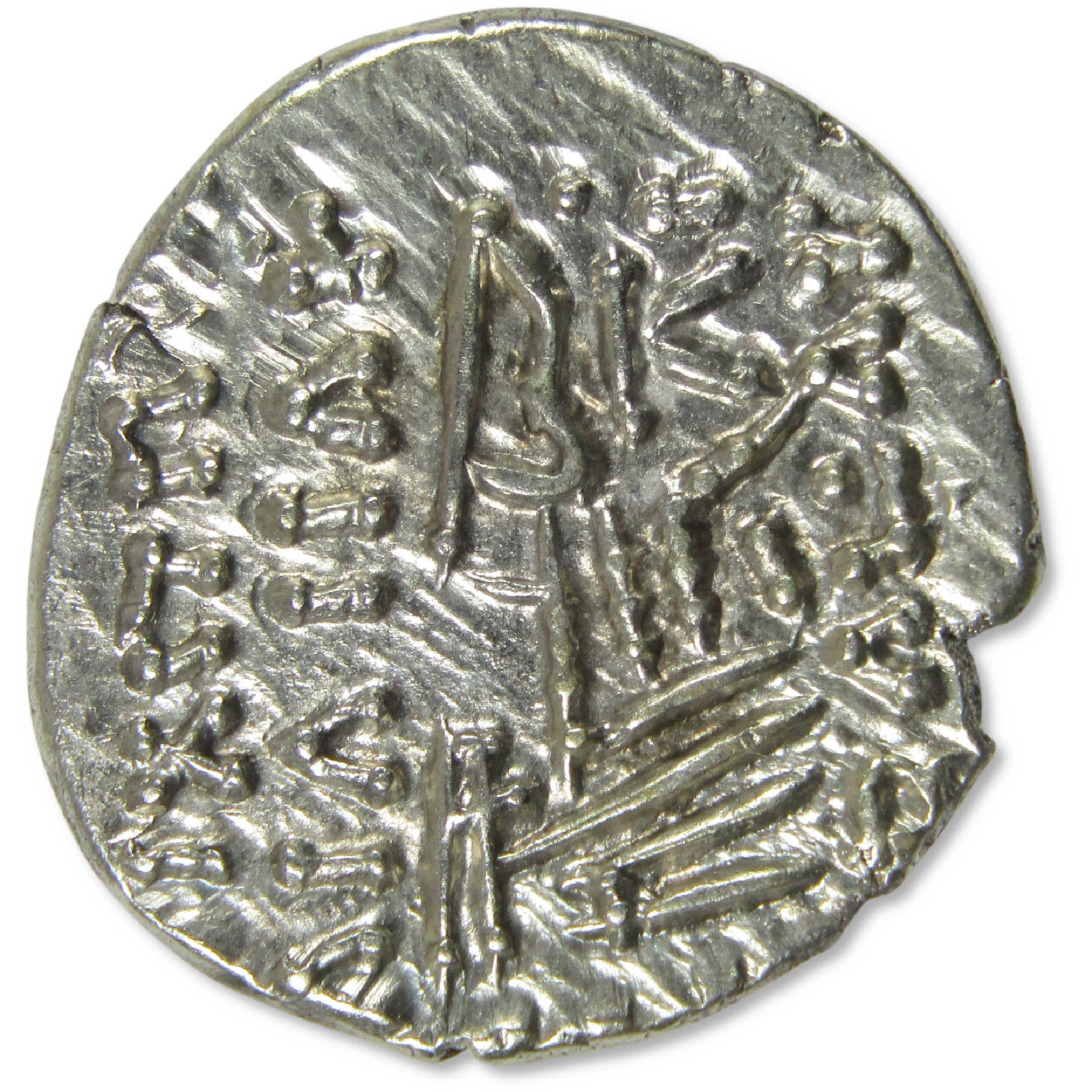 190-208 AD Osroes II Parthian Empire Silver Drachm XF Ancient Coin