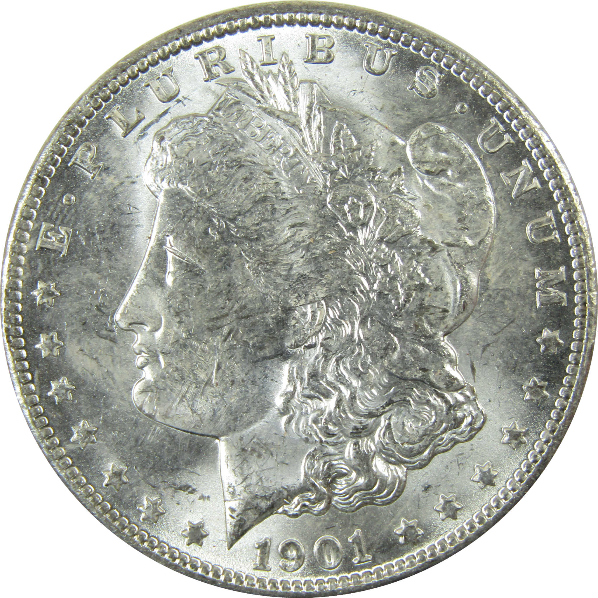 1901 O Morgan Silver Dollar Uncirculated Mint State $1 Coin SKU:I27771