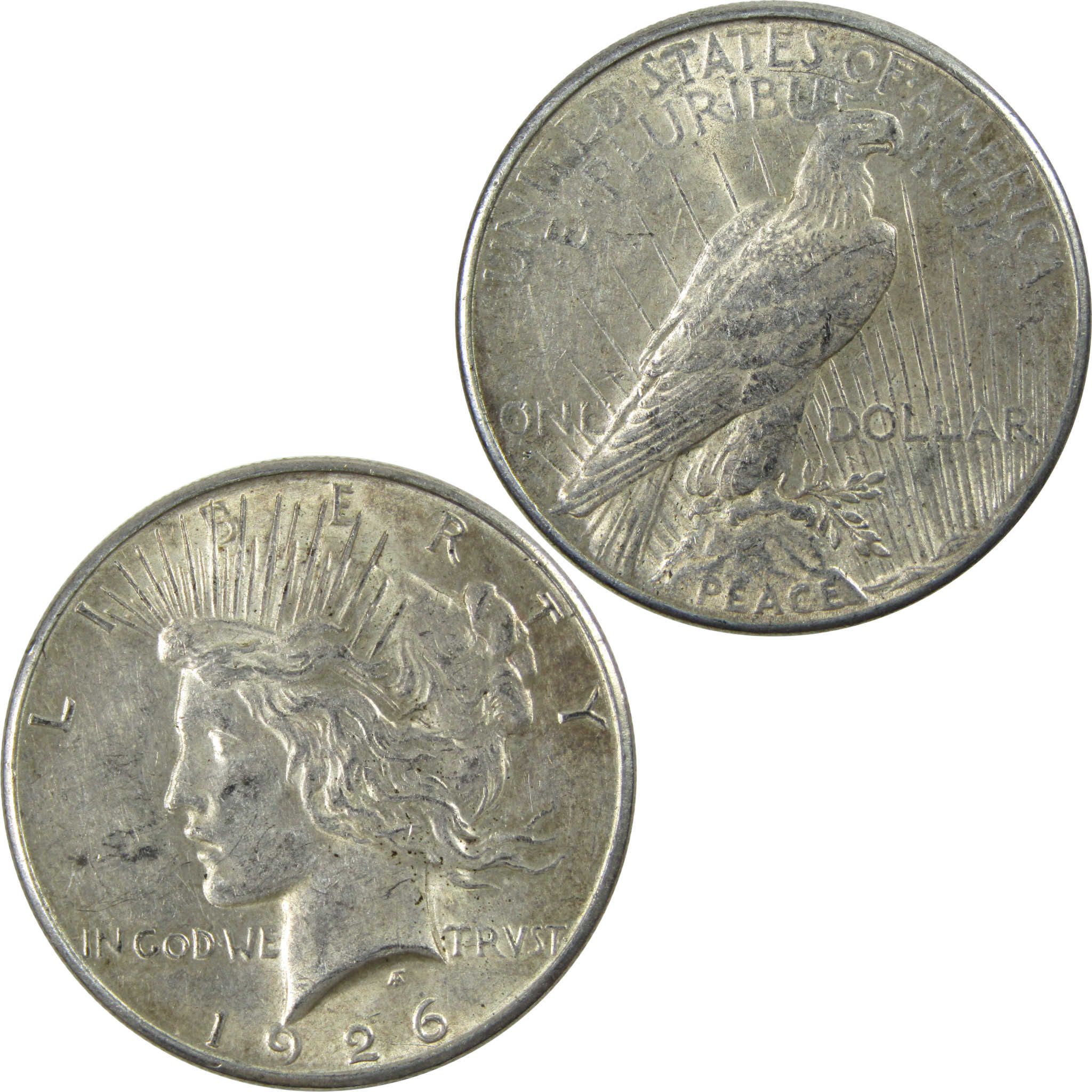 1926 S Peace Dollar XF EF Extremely Fine Silver $1 Coin SKU:I13752