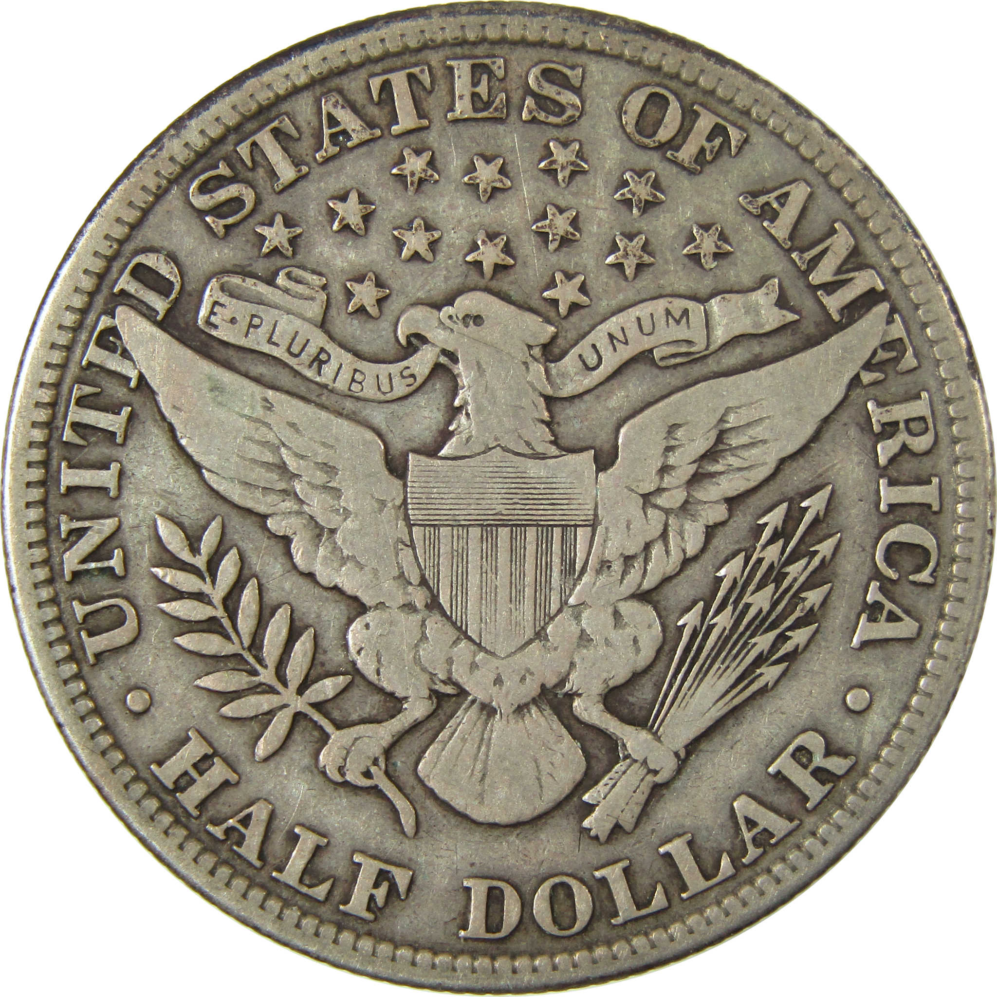 1911 Barber Silver Half Dollar VF Very Fine 50c Coin SKU:I27100
