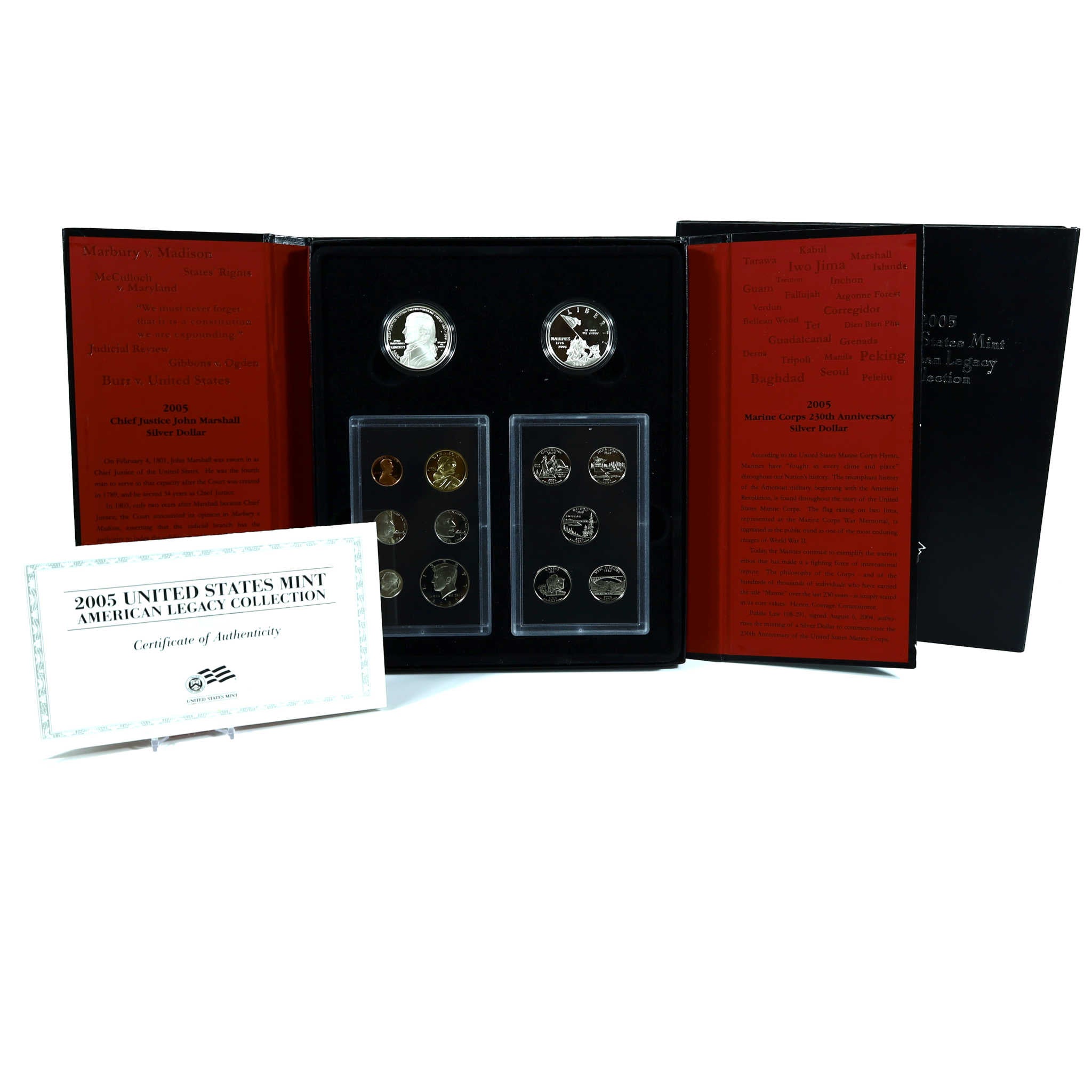 2005 U.S. Mint American Legacy Collection Proof Set OGP SKU:CPC8056