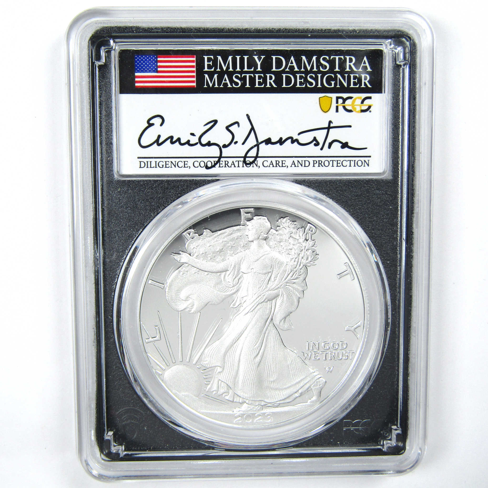 2023 W American Silver Eagle PR 70 DCAM PCGS $1 First Day SKU:CPC7025