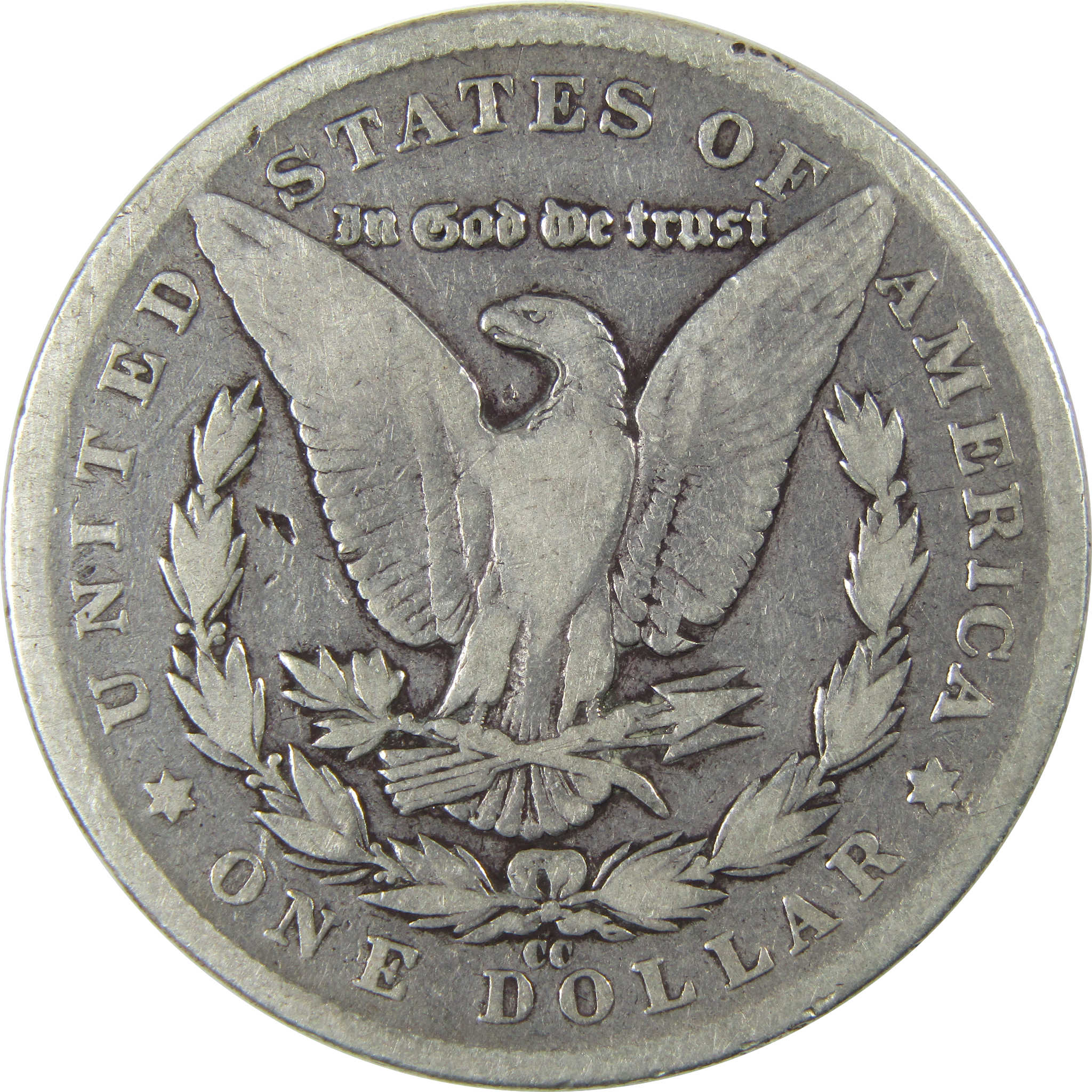 1890 CC Morgan Dollar VG Very Good Silver $1 Coin SKU:I23923 - Morgan coin - Morgan silver dollar - Morgan silver dollar for sale - Profile Coins &amp; Collectibles