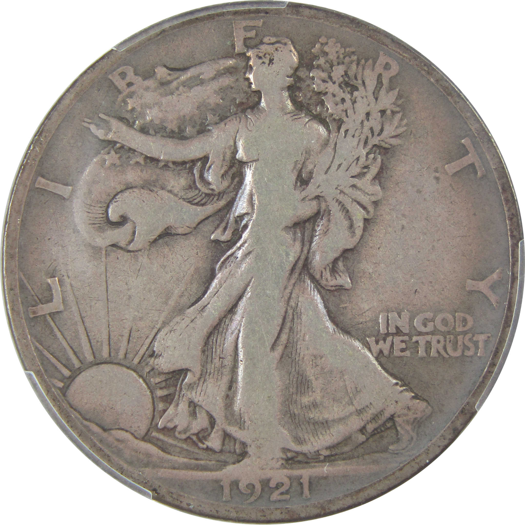 1921 S Liberty Walking Half Dollar VG 10 PCGS Silver 50c SKU:I16602