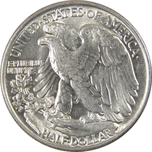 1943 Liberty Walking Silver 50c Borderline Uncirculated SKU:I28684