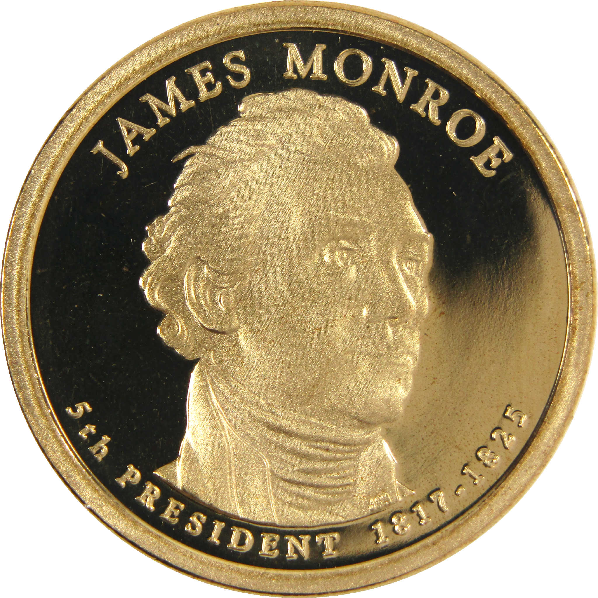 2008 S James Monroe Presidential Dollar Choice Proof $1 Coin