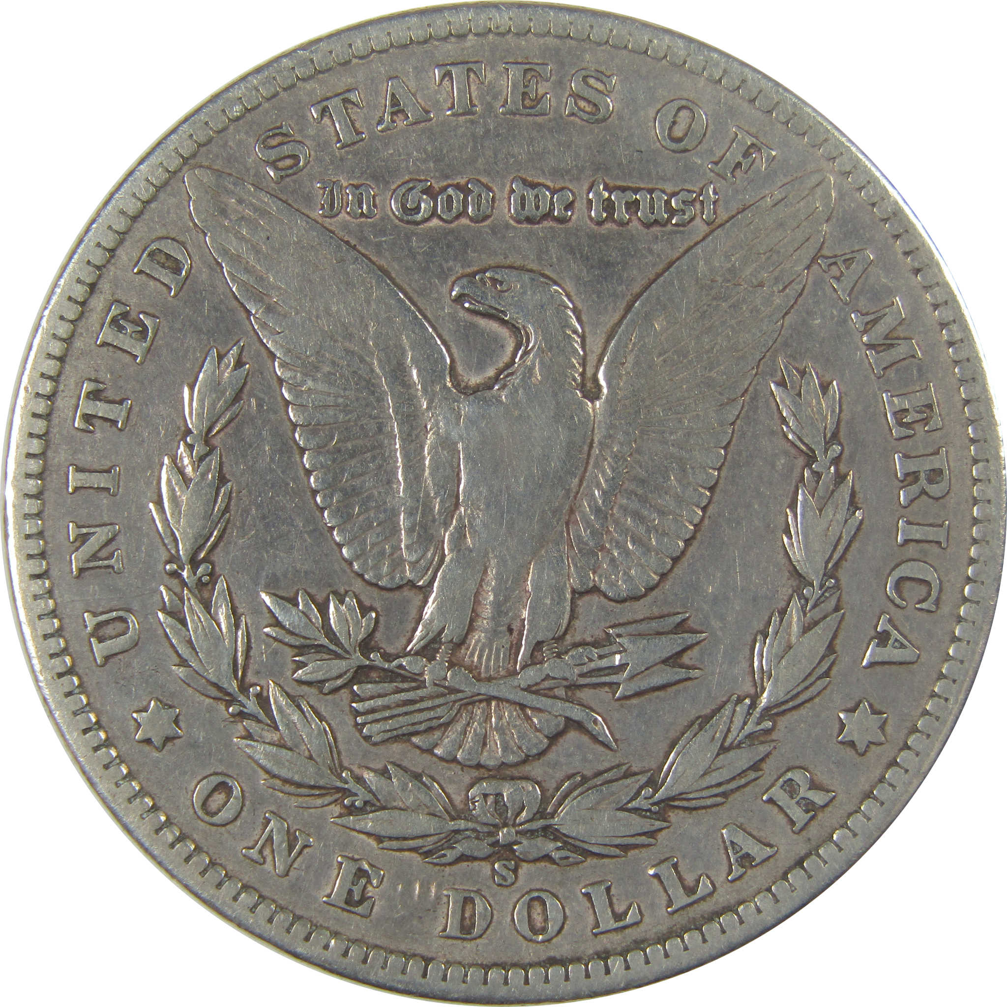 1902 S Morgan Dollar F Fine Details Silver $1 Coin SKU:CPC1062 - Morgan coin - Morgan silver dollar - Morgan silver dollar for sale - Profile Coins &amp; Collectibles